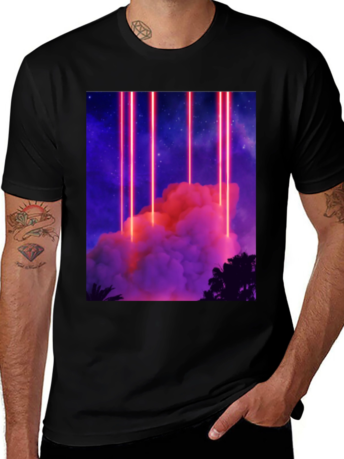 Neon Cloudscape T-Shirt
