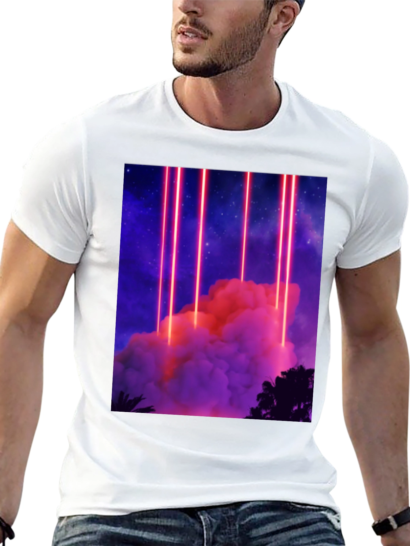 Neon Cloudscape T-Shirt