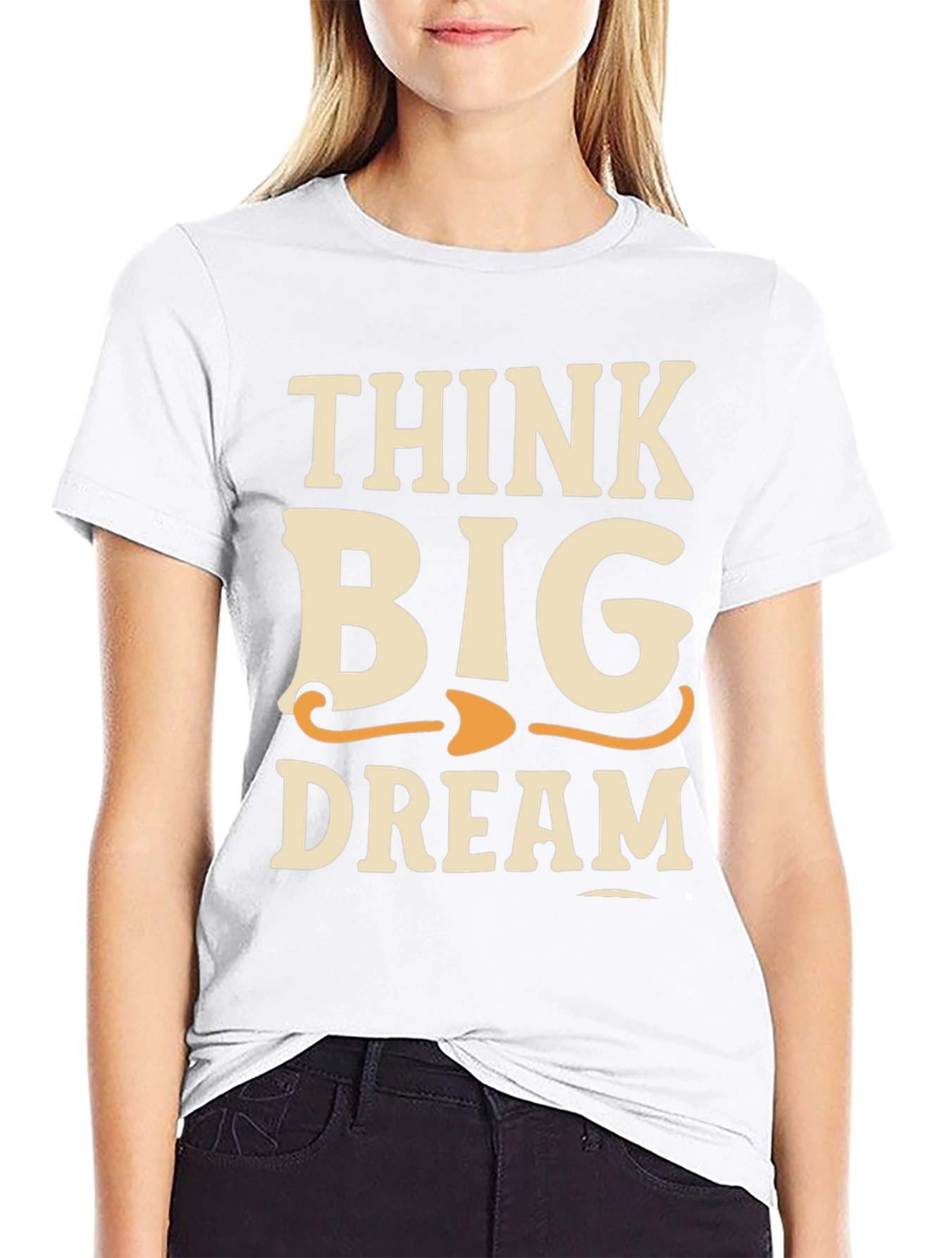 Think Big Dream T-Shirt - Black