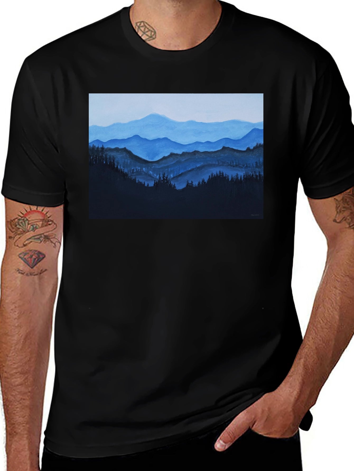 Blue Mountain Vista Graphic Tee