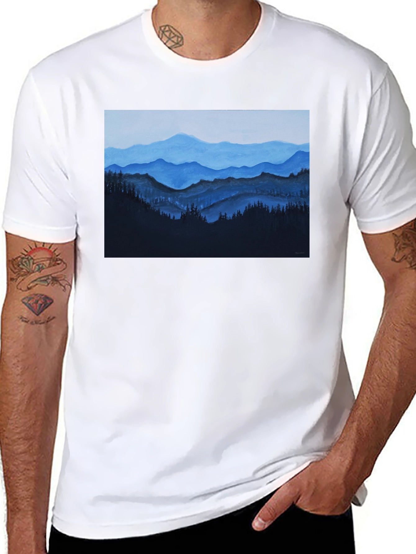 Blue Mountain Vista Graphic Tee