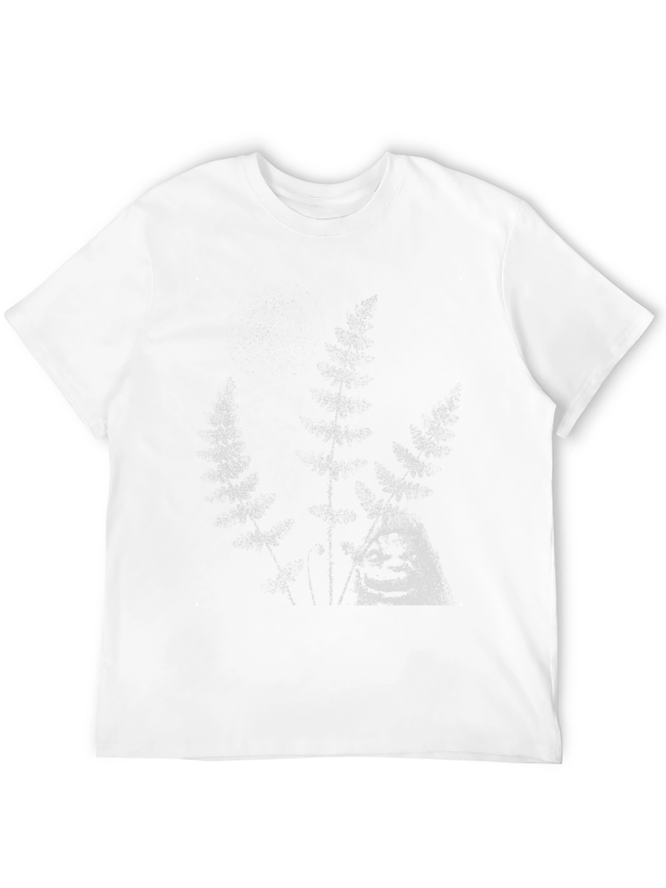 Mens Black Graphic Tee - Wolf Design