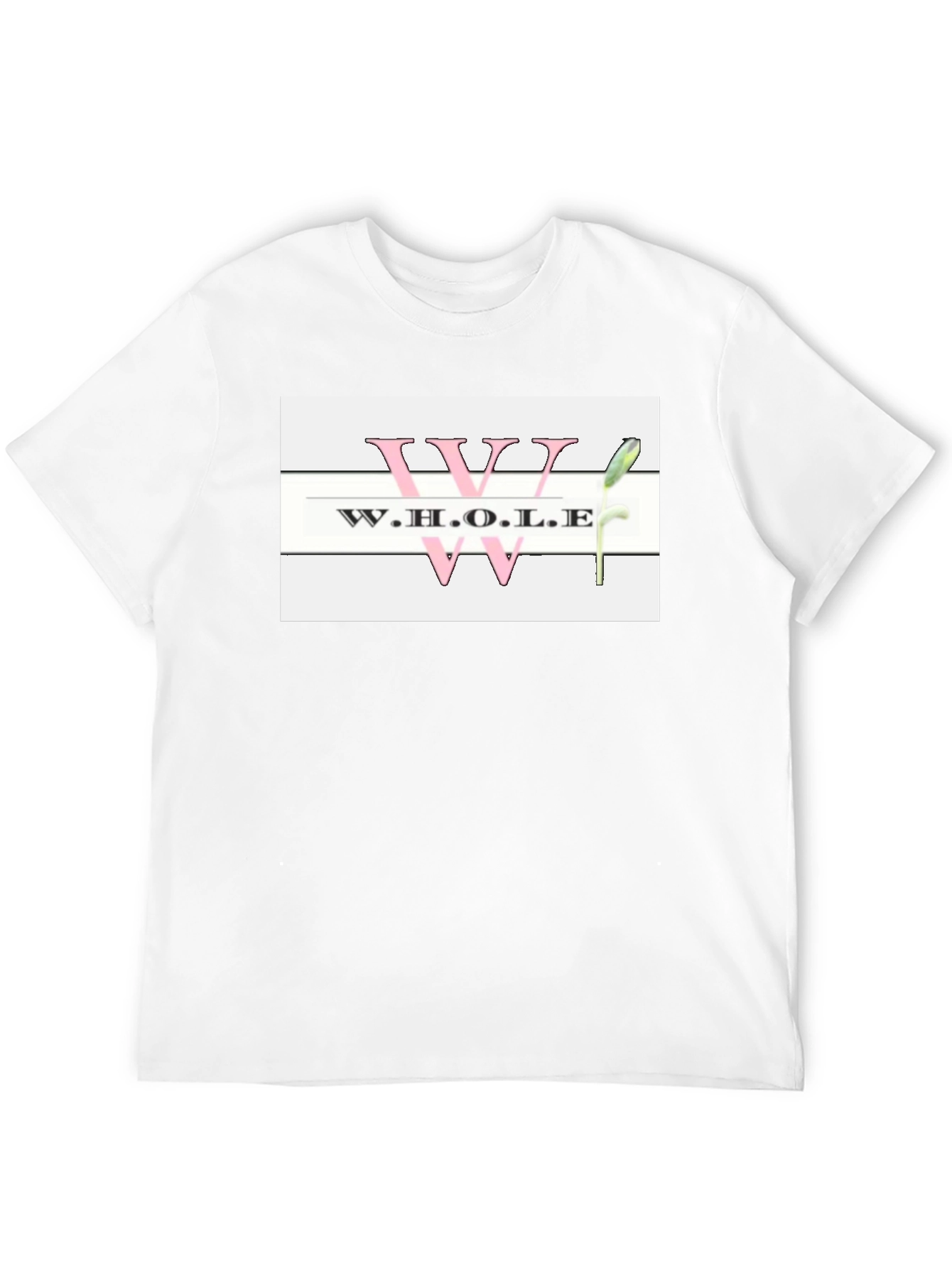 Whole T-Shirt Black Cotton Casual