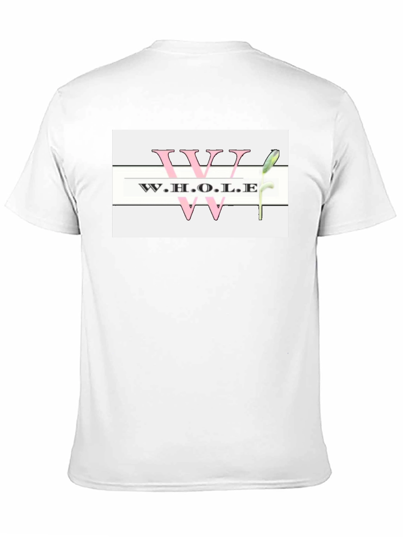 Whole T-Shirt Black Cotton Casual