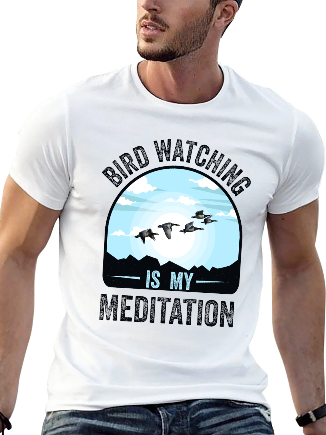 Bird Watching is My Meditation T-Shirt