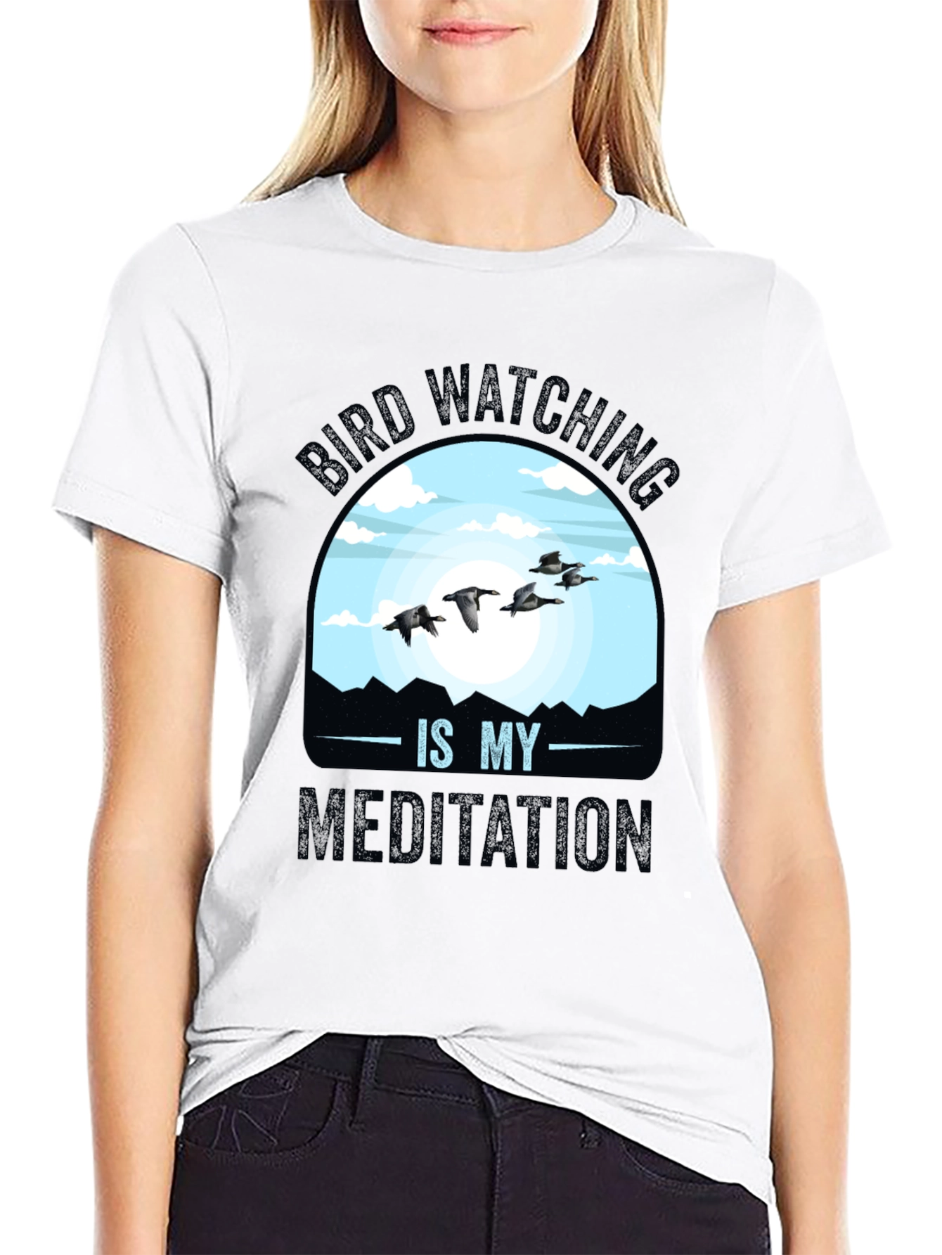Bird Watching is My Meditation T-Shirt