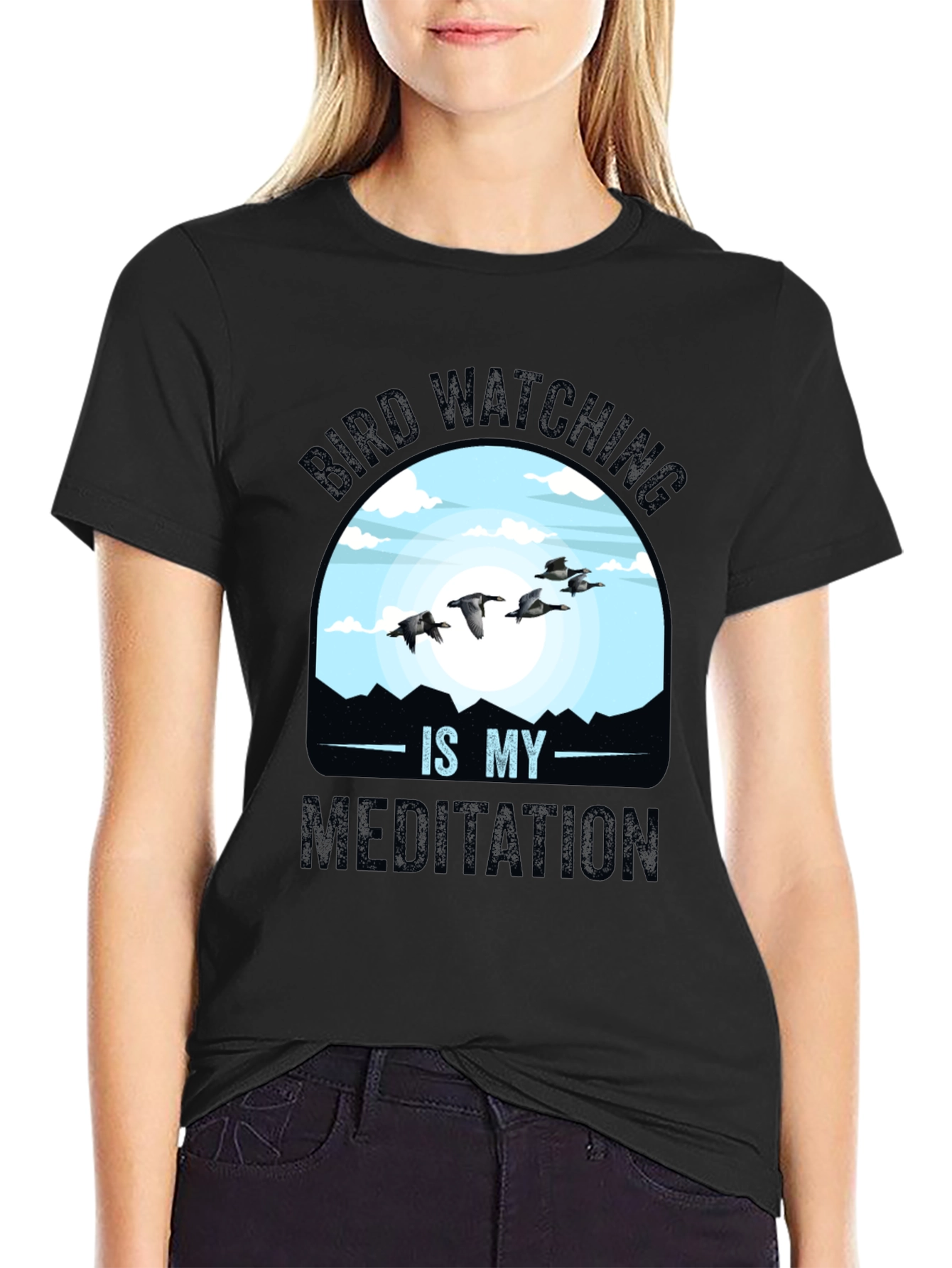 Bird Watching is My Meditation T-Shirt