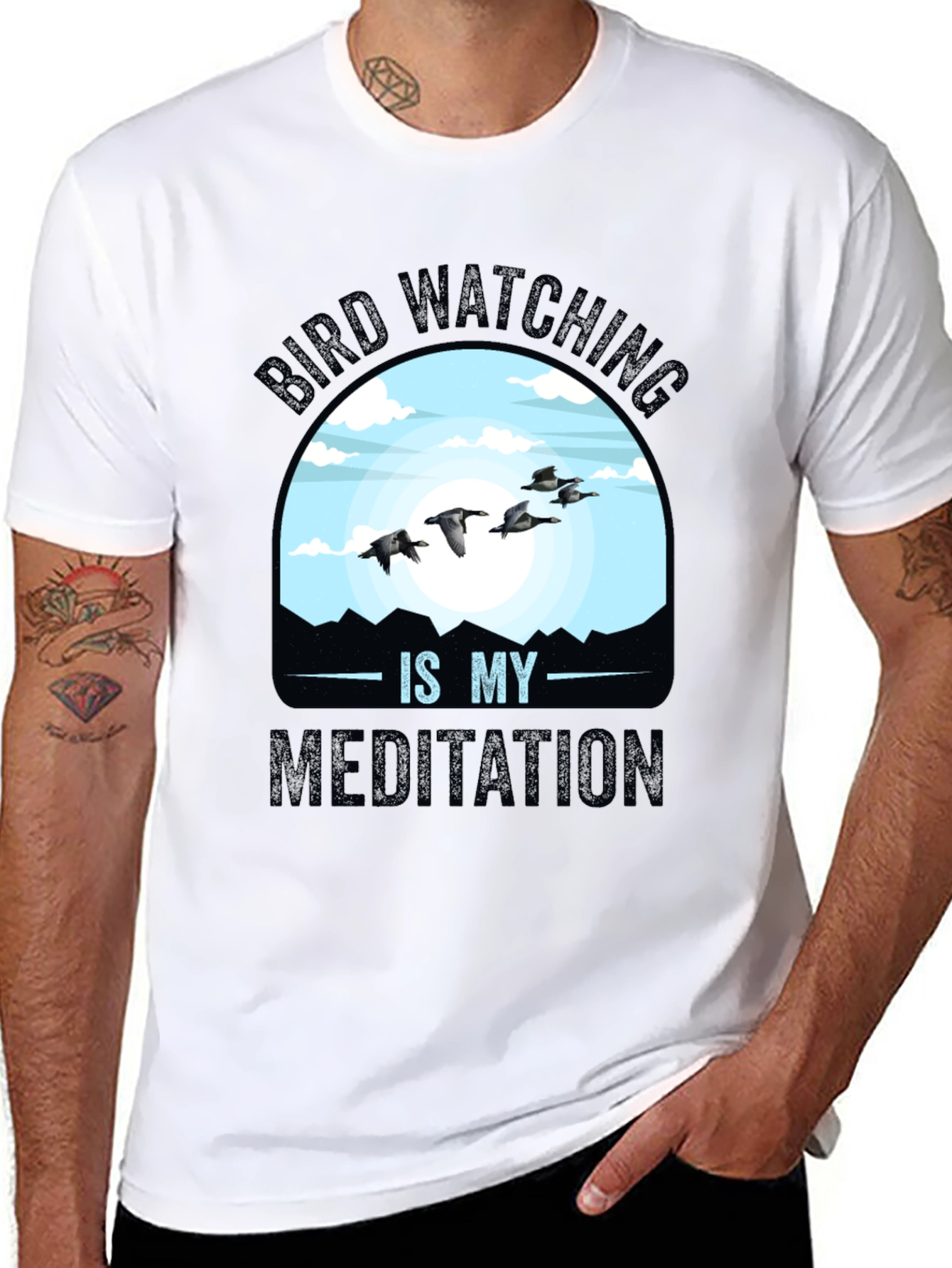 Bird Watching is My Meditation T-Shirt