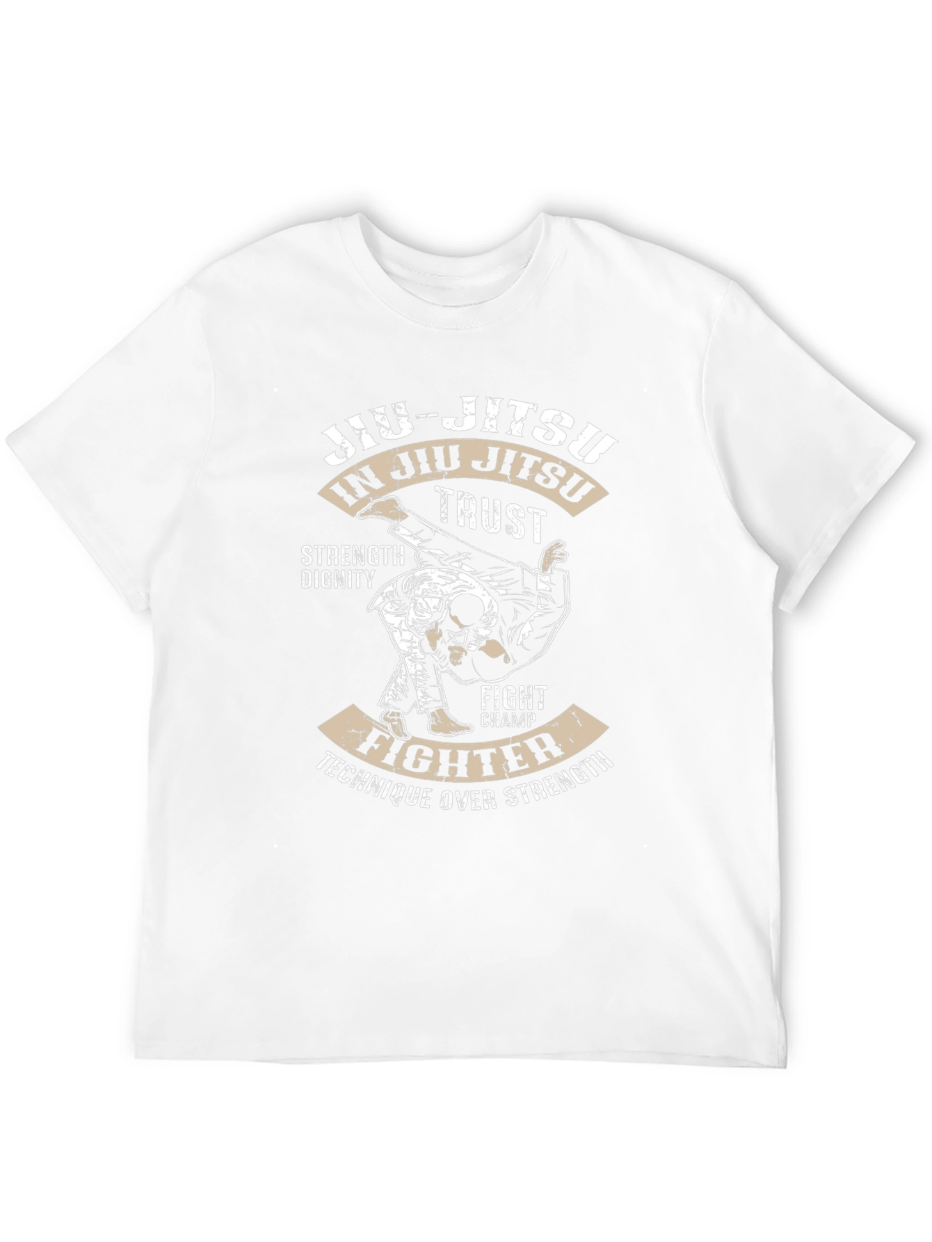 Jiu-Jitsu Fighter T-Shirt - Technique Over Strength