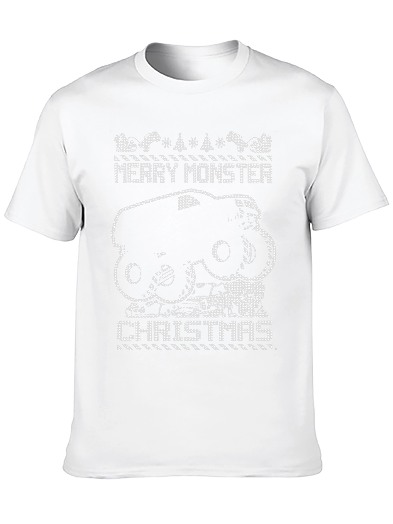 Merry Monster Truck Christmas T-Shirt