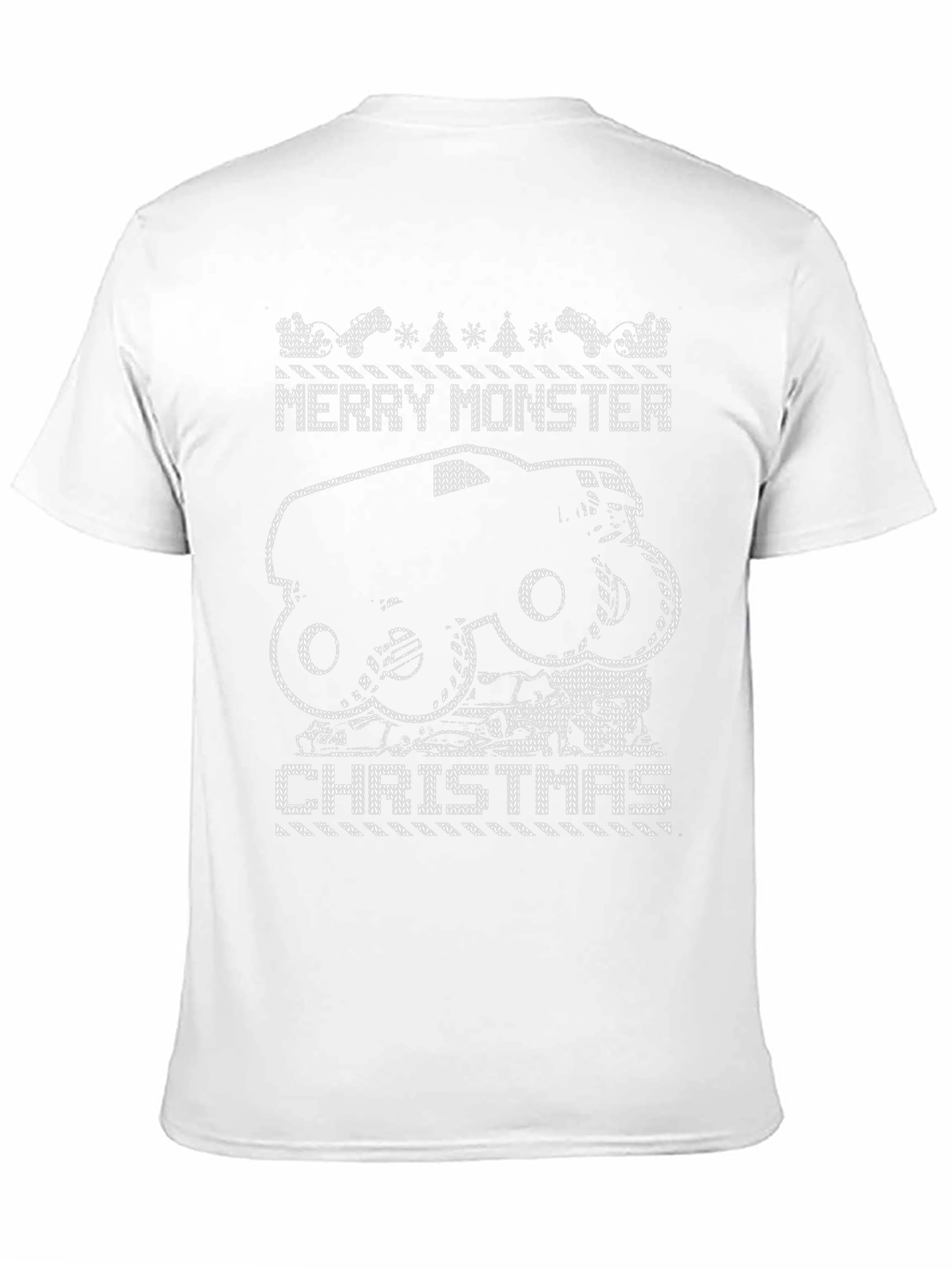 Merry Monster Truck Christmas T-Shirt