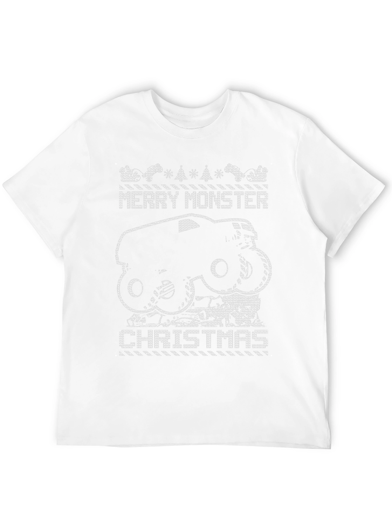 Merry Monster Truck Christmas T-Shirt