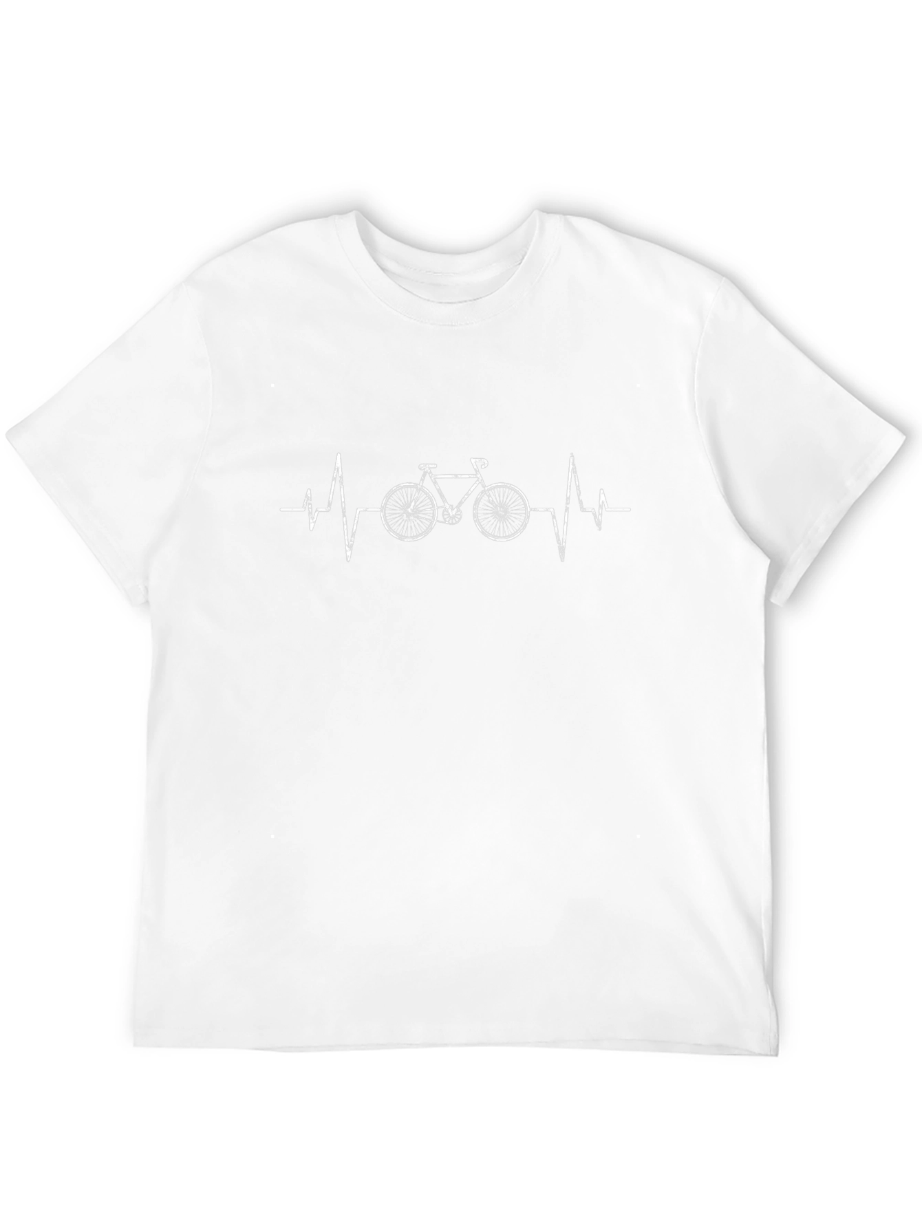 Bicycle Heartbeat T-Shirt - Cycling Enthusiast Tee
