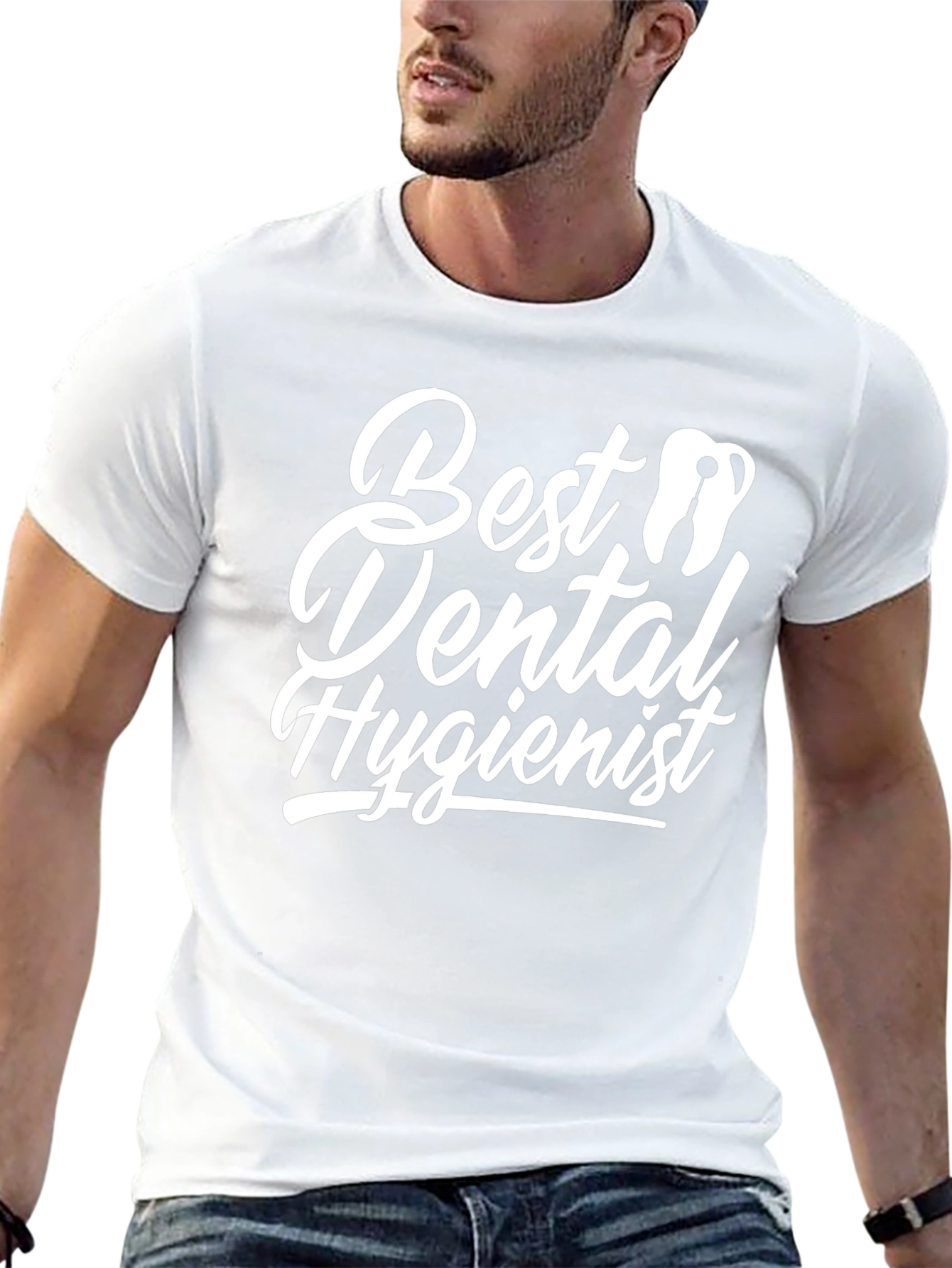 Best Dental Hygienist T-Shirt - Black Cotton Tee