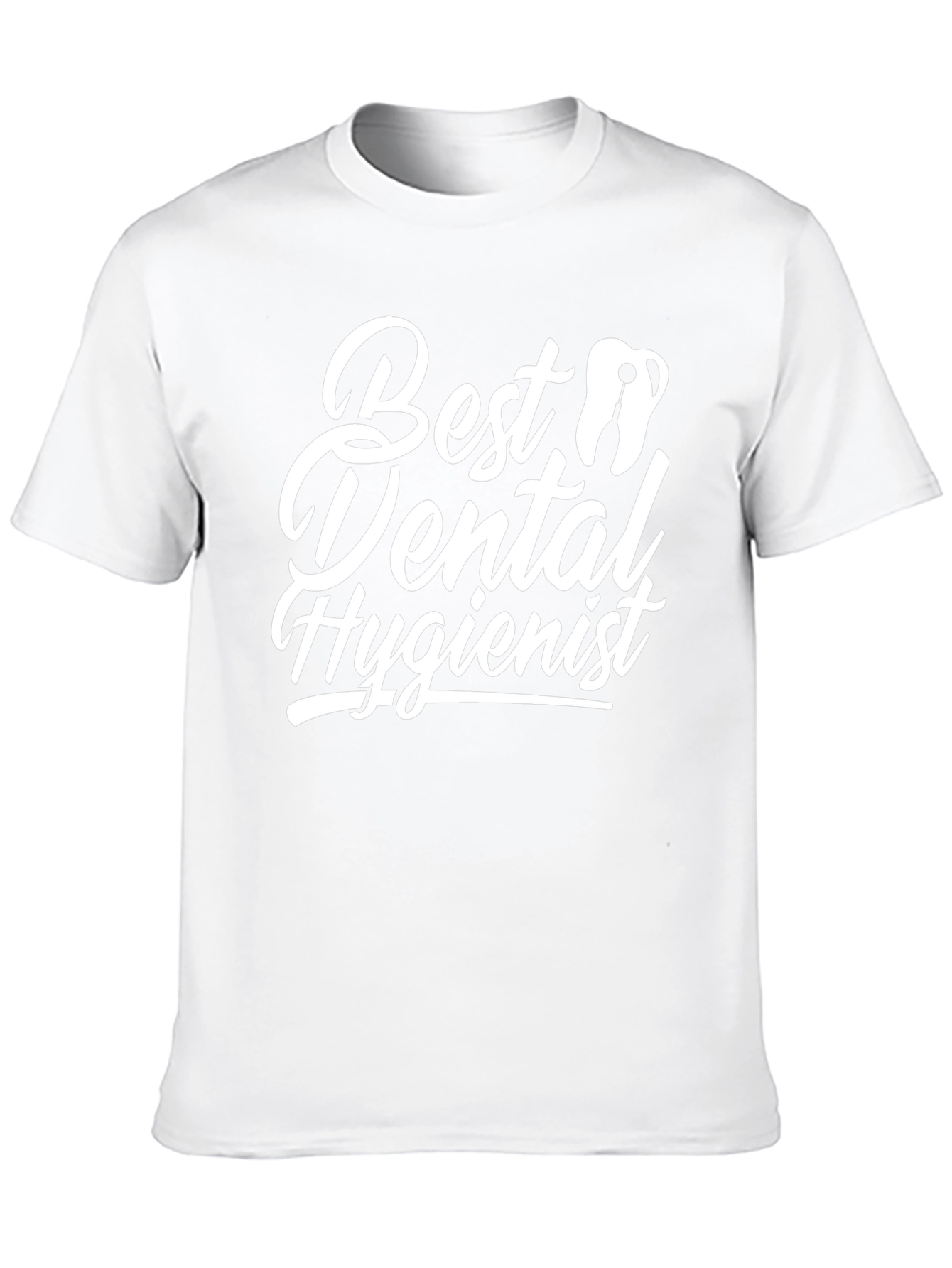 Best Dental Hygienist T-Shirt - Black Cotton Tee