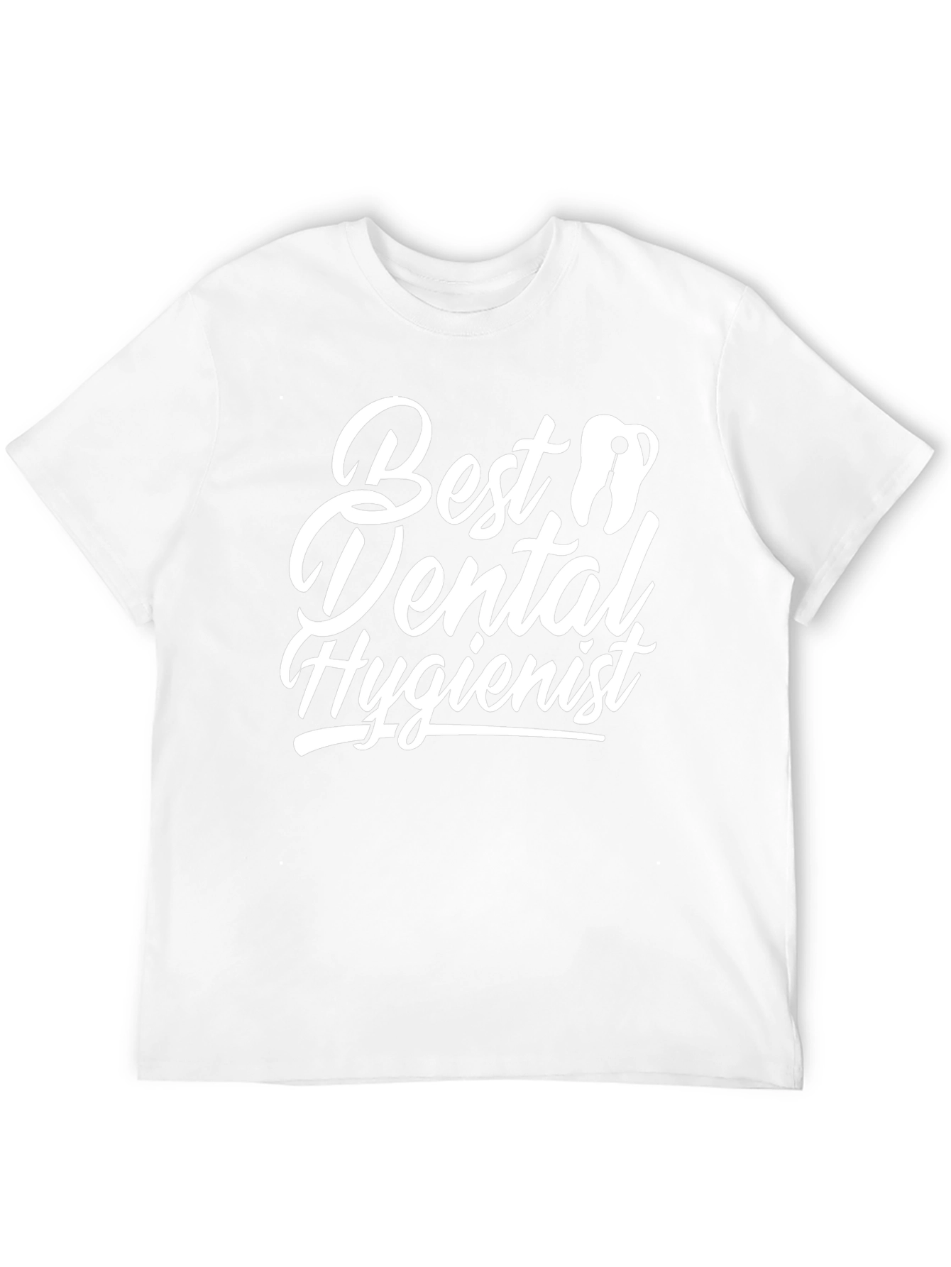 Best Dental Hygienist T-Shirt - Black Cotton Tee