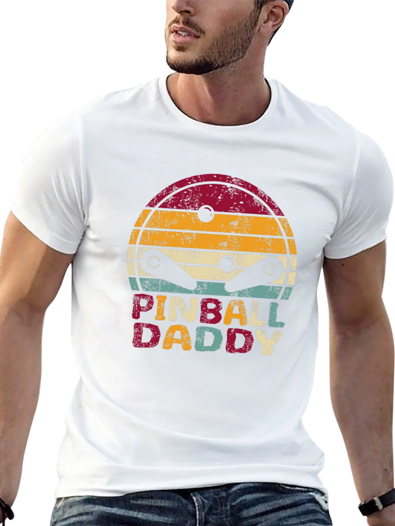 Retro Pinball Daddy T-Shirt