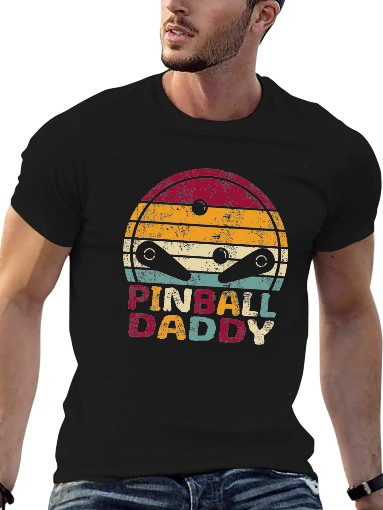 Retro Pinball Daddy T-Shirt