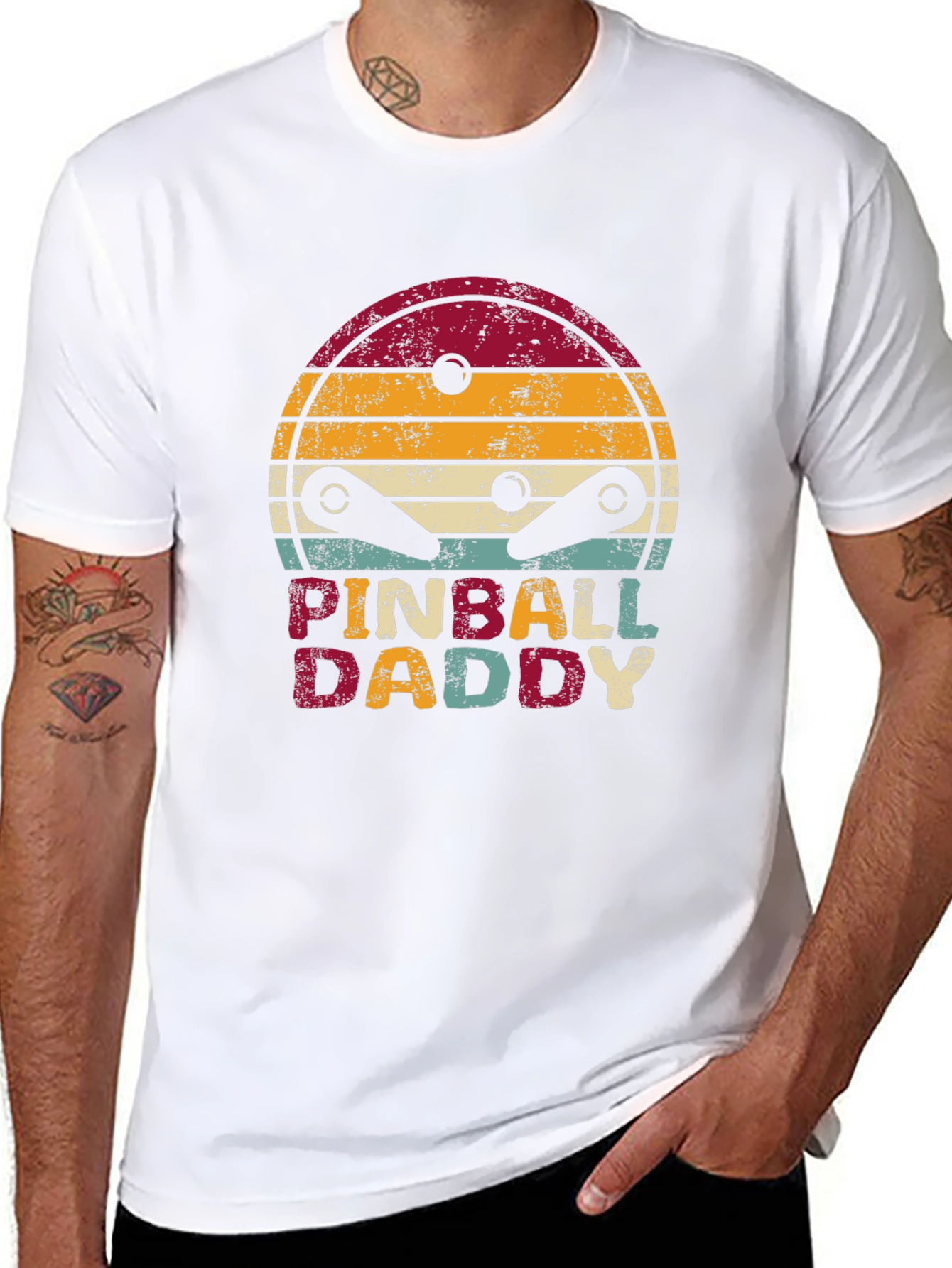 Retro Pinball Daddy T-Shirt