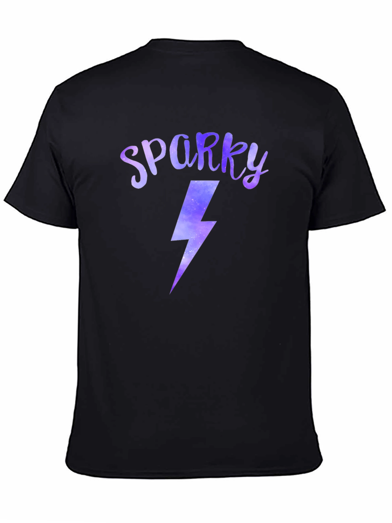 Sparky Lightning Bolt Graphic Tee - Black