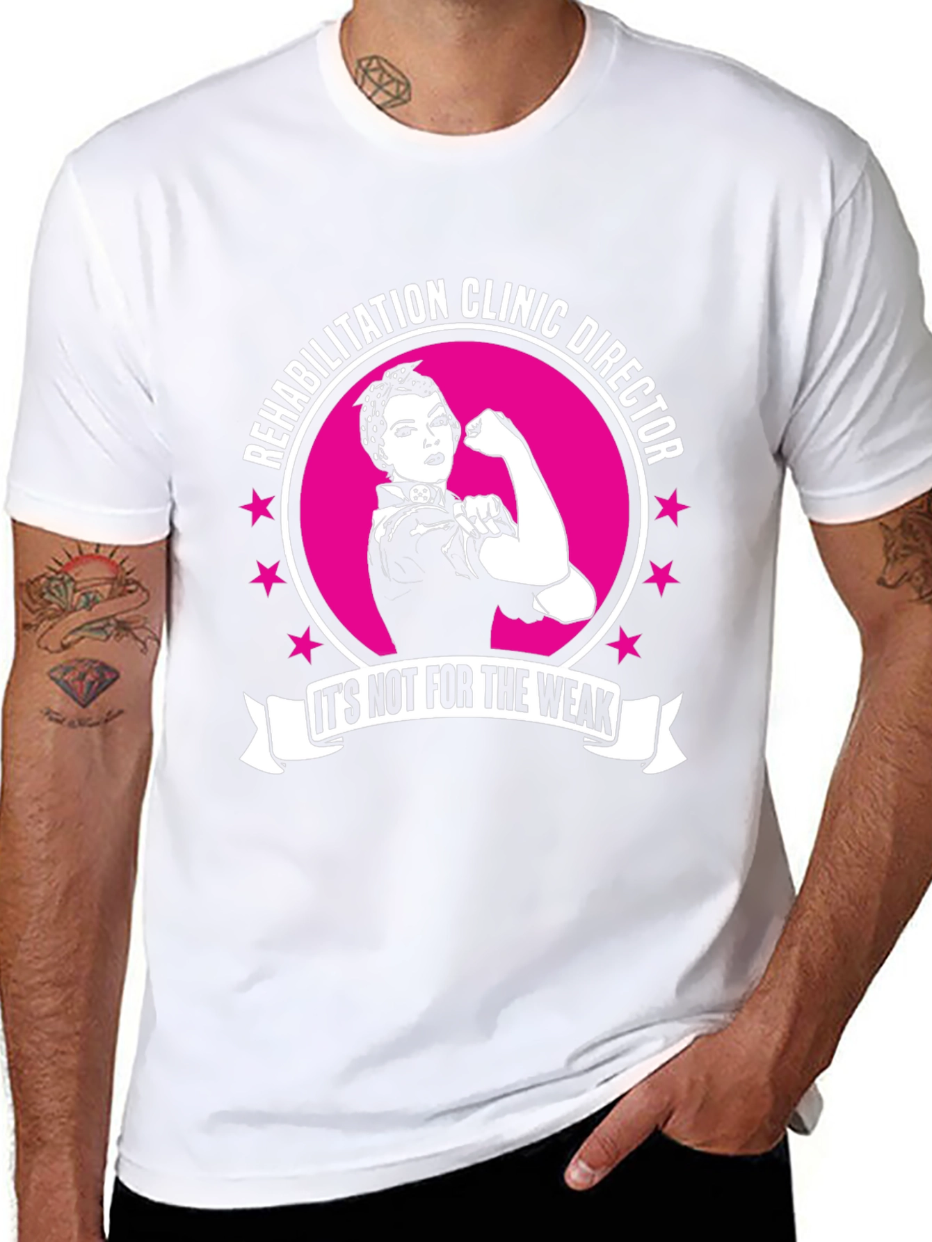 Rehabilitation Clinic Director Strong Woman T-Shirt
