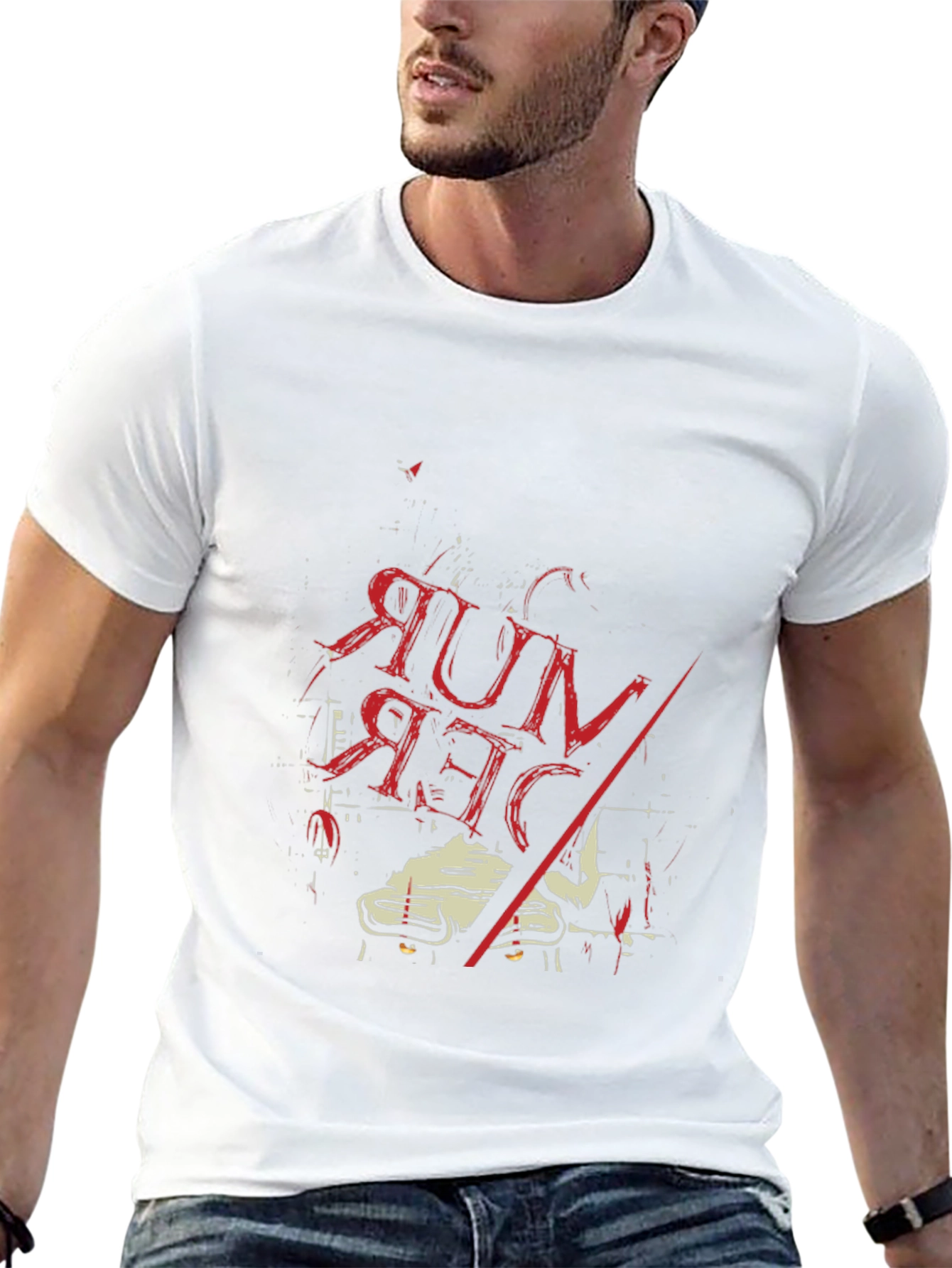 Murder Room Graphic Print Black T-Shirt