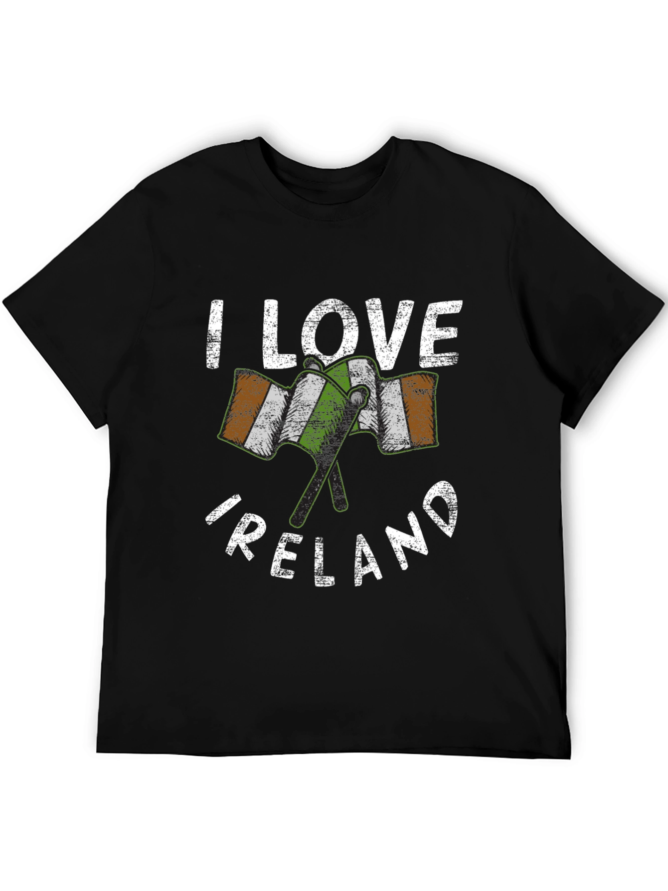 I Love Ireland T-Shirt - Irish Flag Graphic Tee