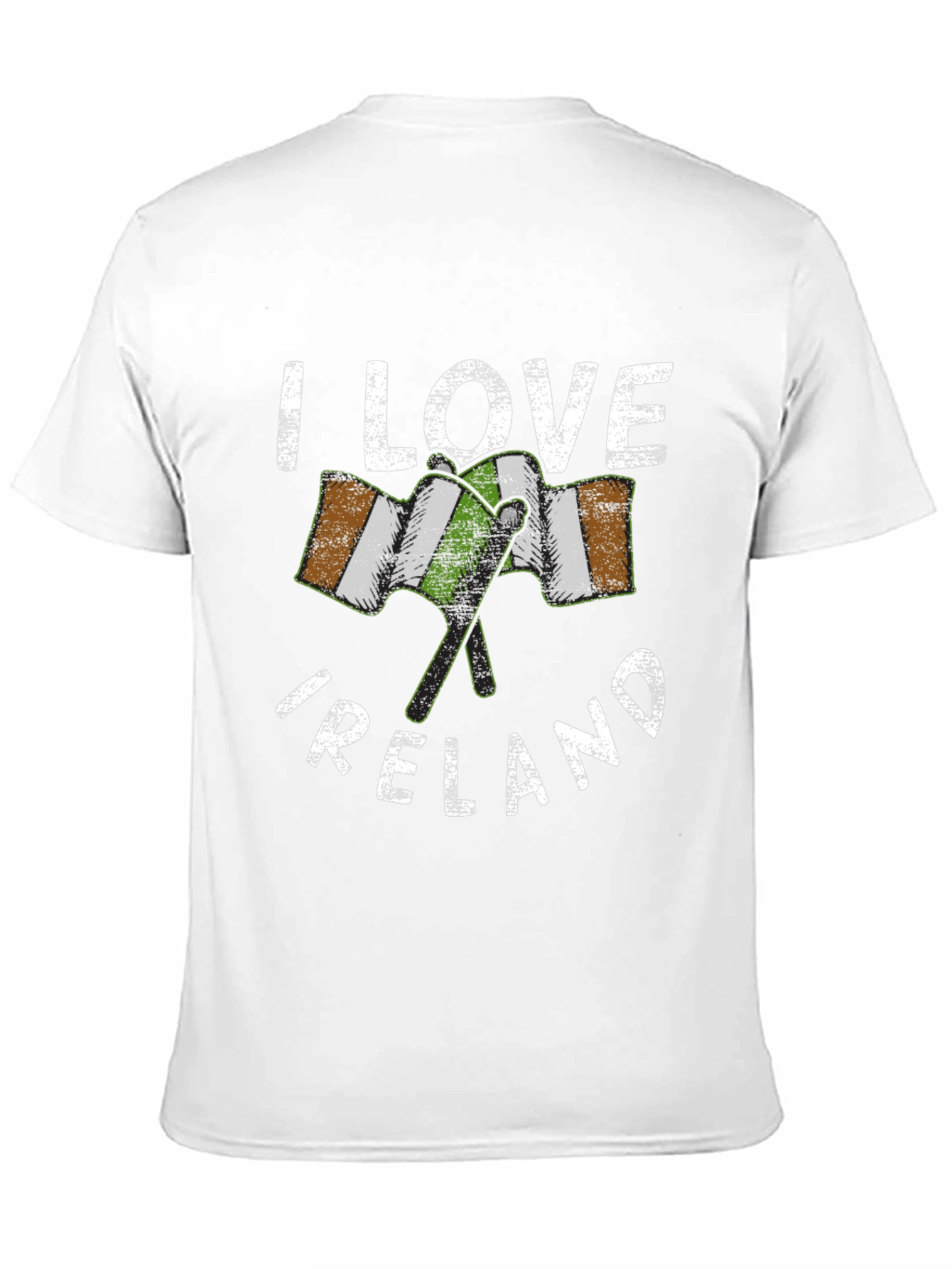 I Love Ireland T-Shirt - Irish Flag Graphic Tee