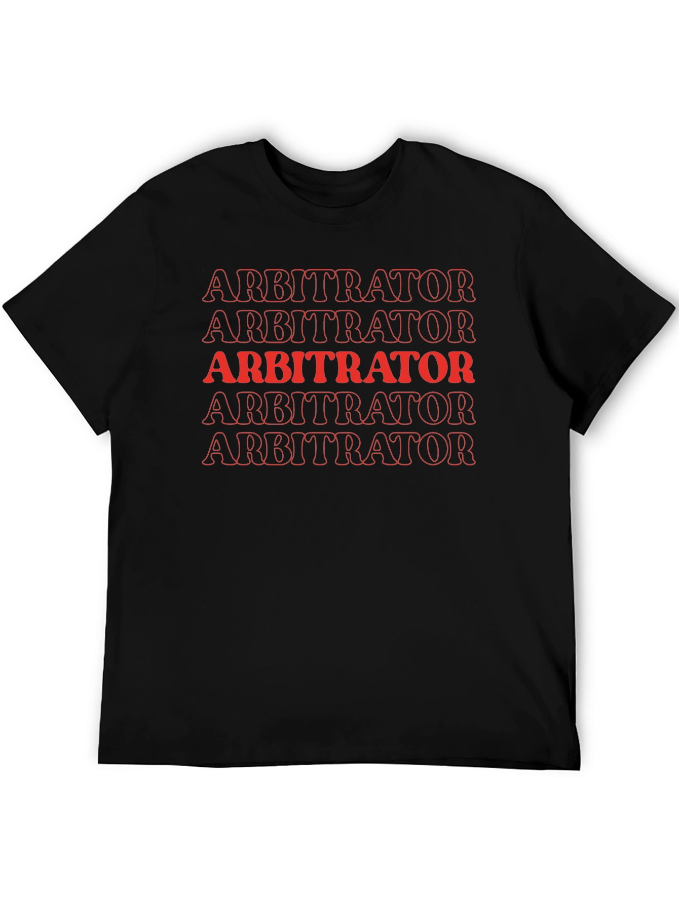 Arbitrator Tee - Retro Style Crew Neck Shirt