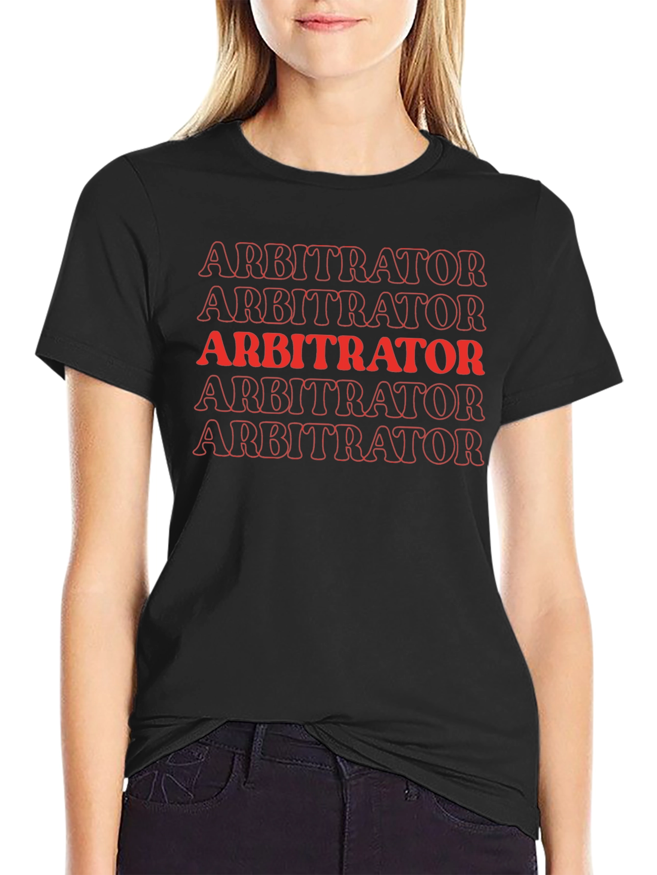 Arbitrator Tee - Retro Style Crew Neck Shirt