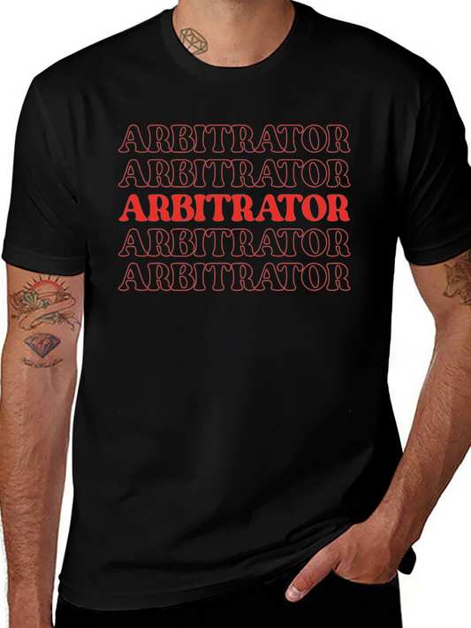 Arbitrator Tee - Retro Style Crew Neck Shirt