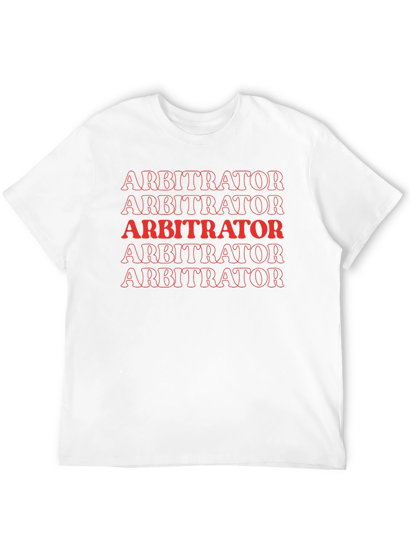 Arbitrator Tee - Retro Style Crew Neck Shirt