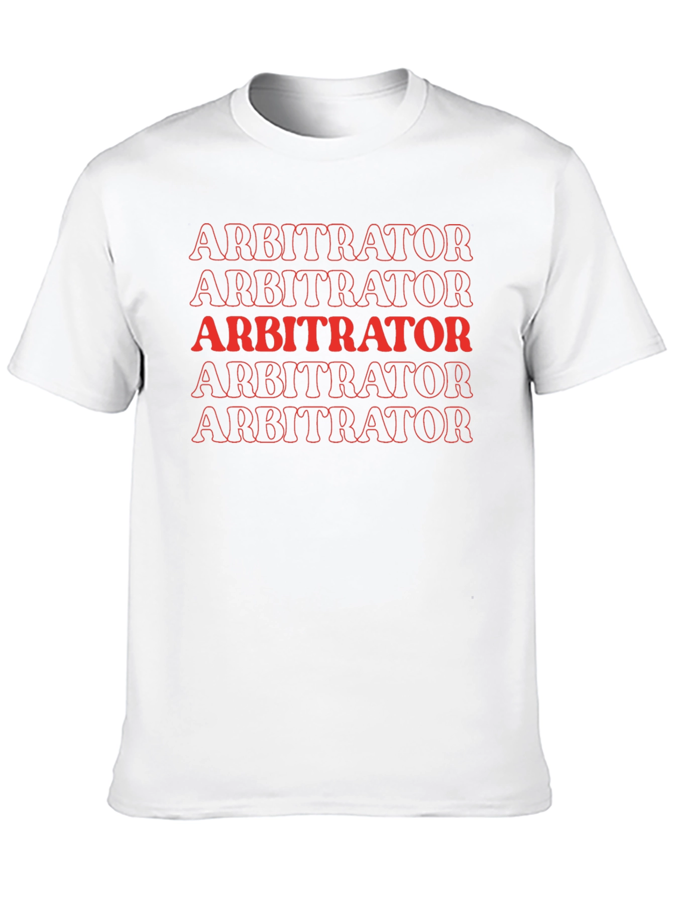 Arbitrator Tee - Retro Style Crew Neck Shirt