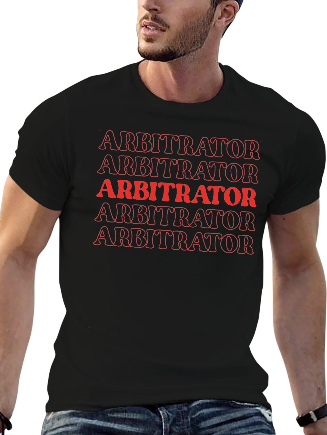 Arbitrator Tee - Retro Style Crew Neck Shirt