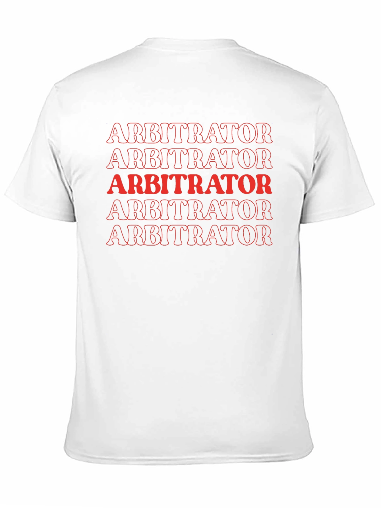 Arbitrator Tee - Retro Style Crew Neck Shirt