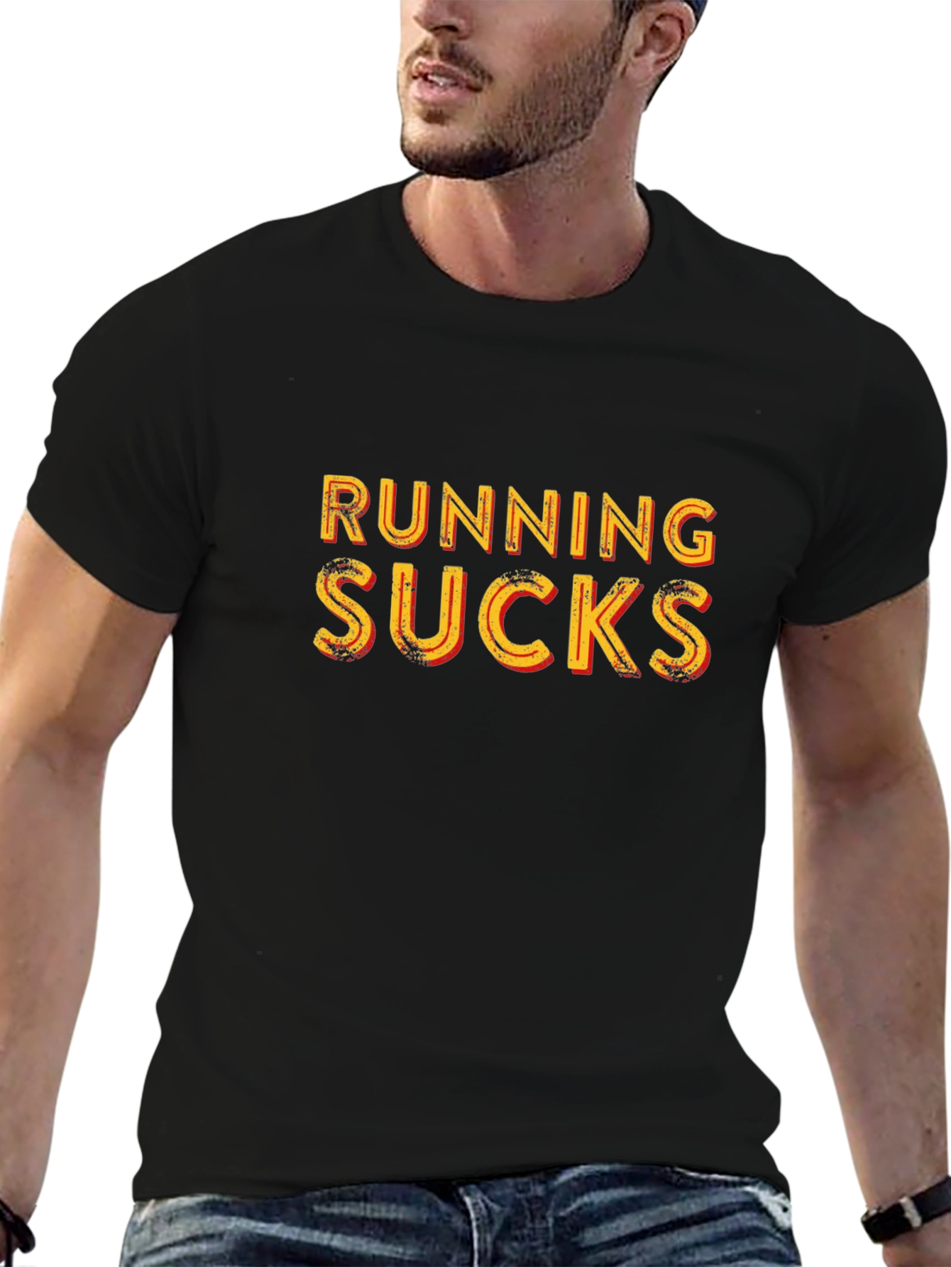 Running Sucks T-Shirt - Humorous Workout Tee