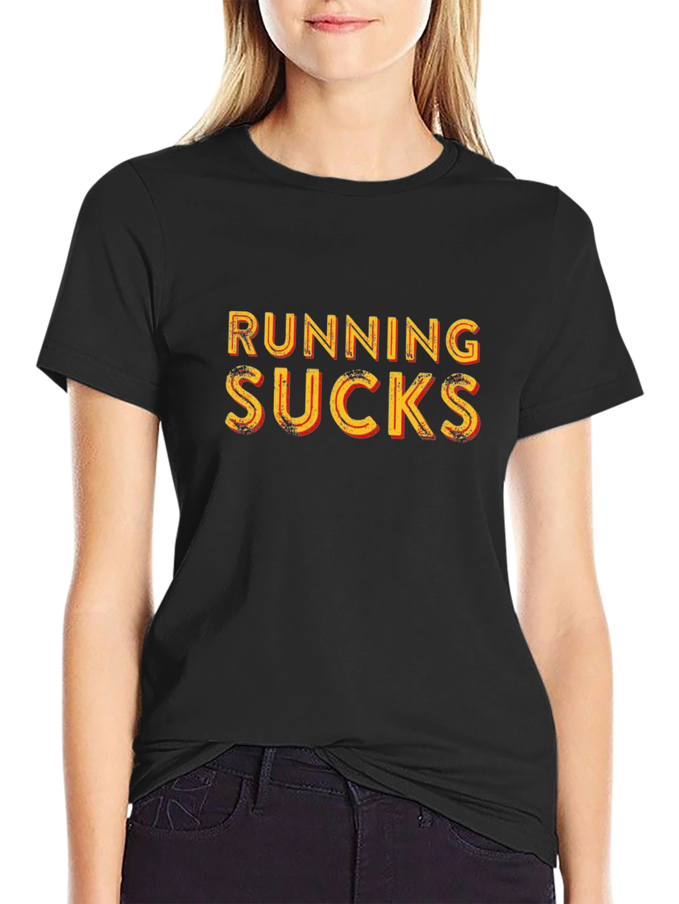 Running Sucks T-Shirt - Humorous Workout Tee