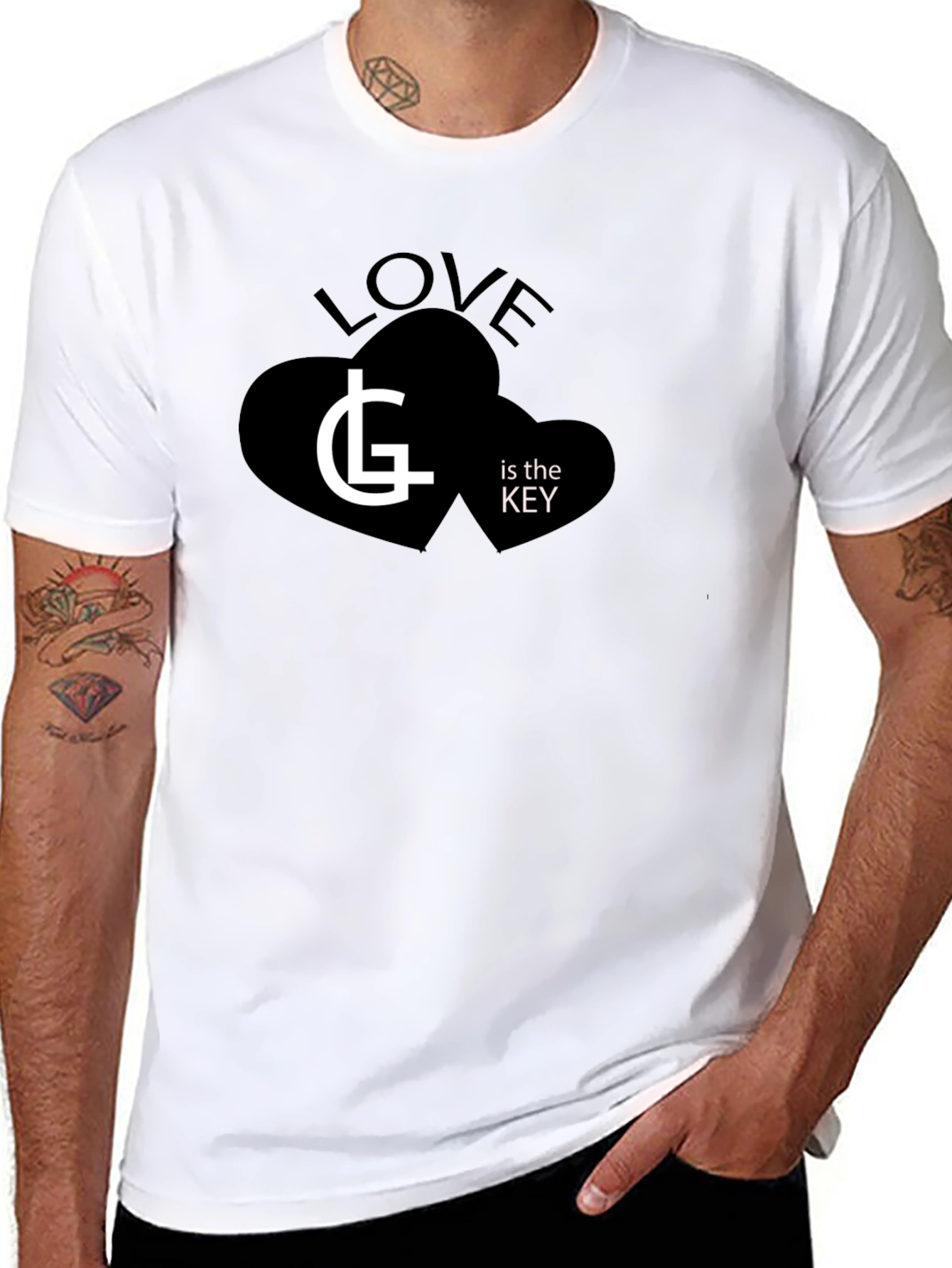 Love is the Key Graphic T-Shirt