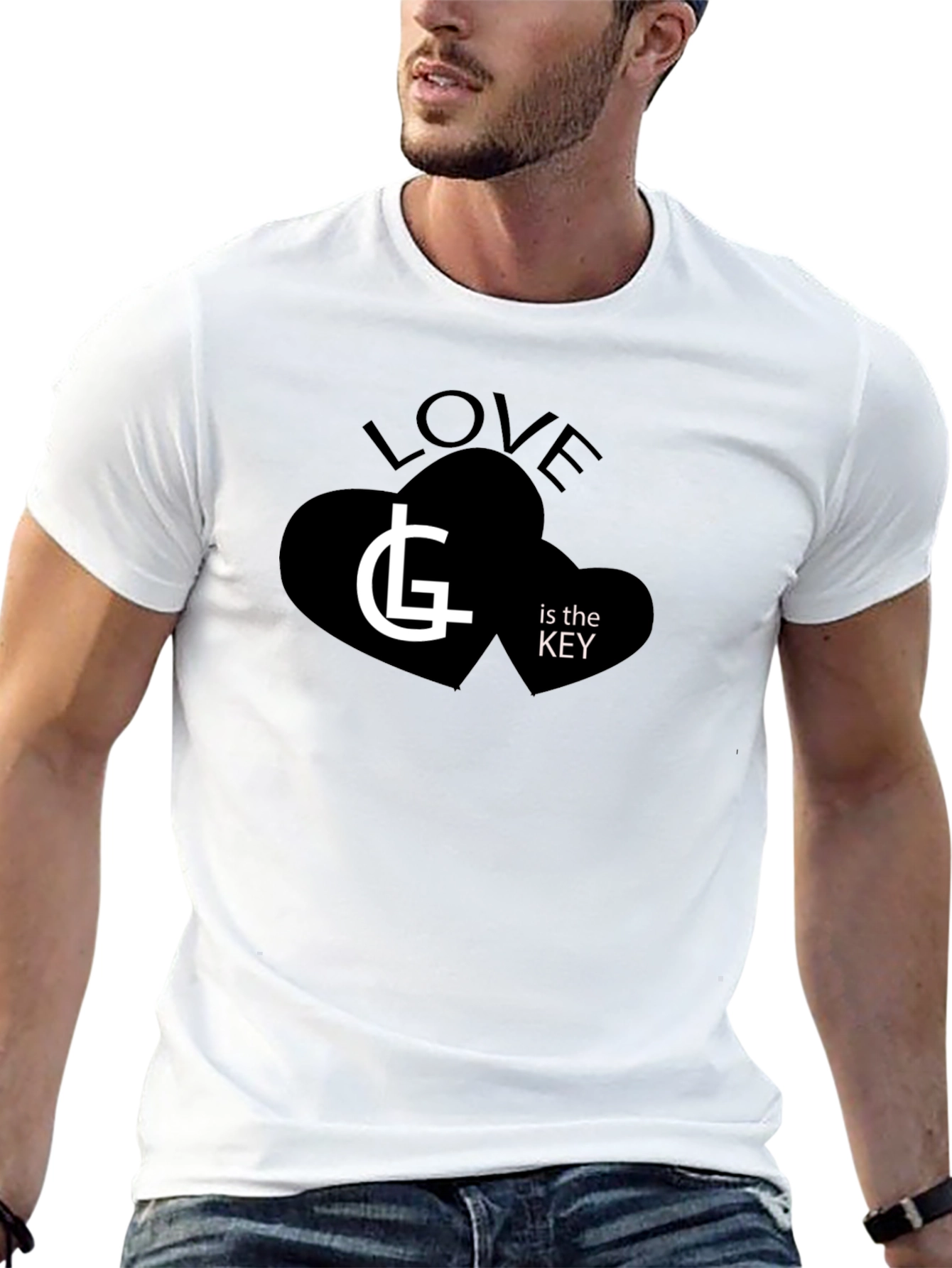 Love is the Key Graphic T-Shirt