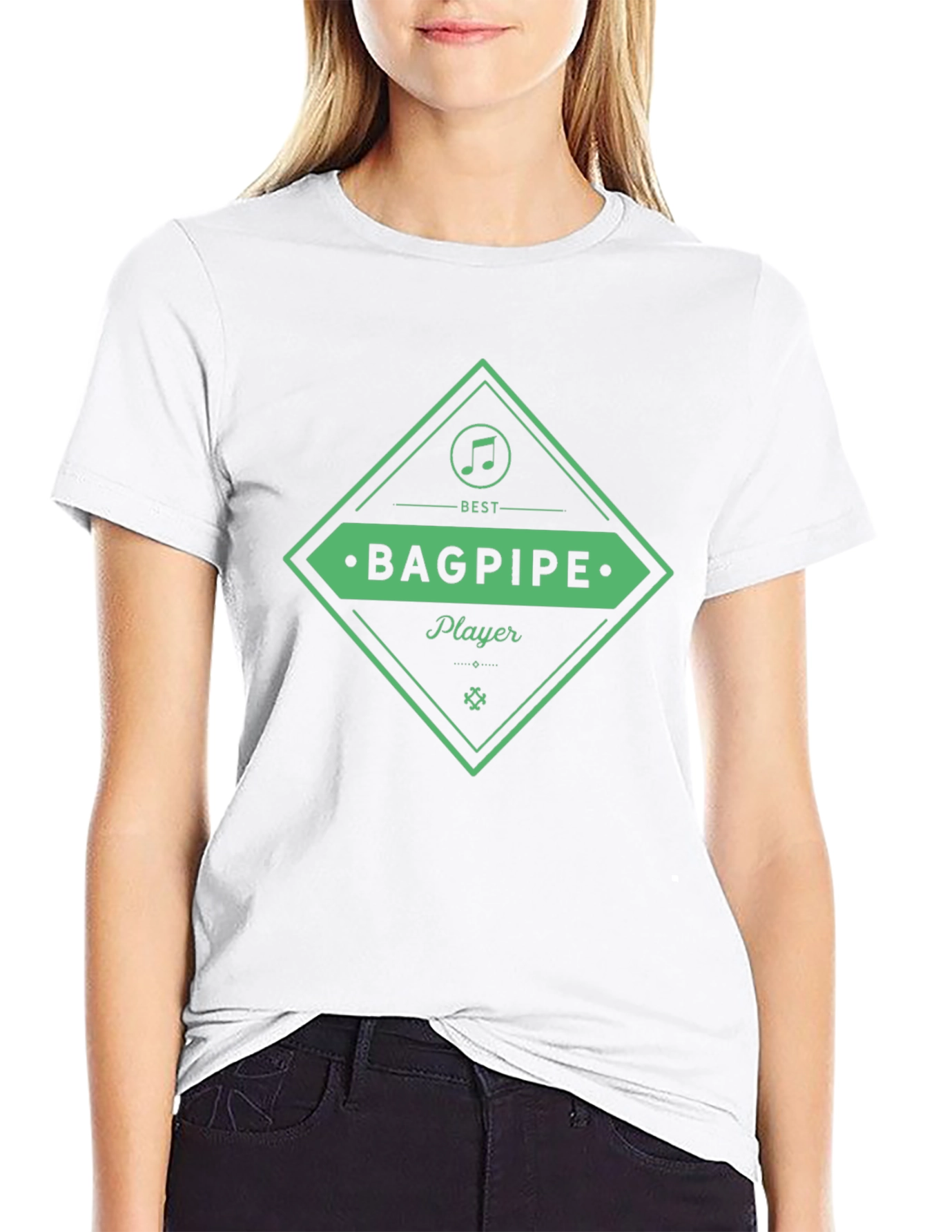 Best Bagpipe Player Black T-Shirt