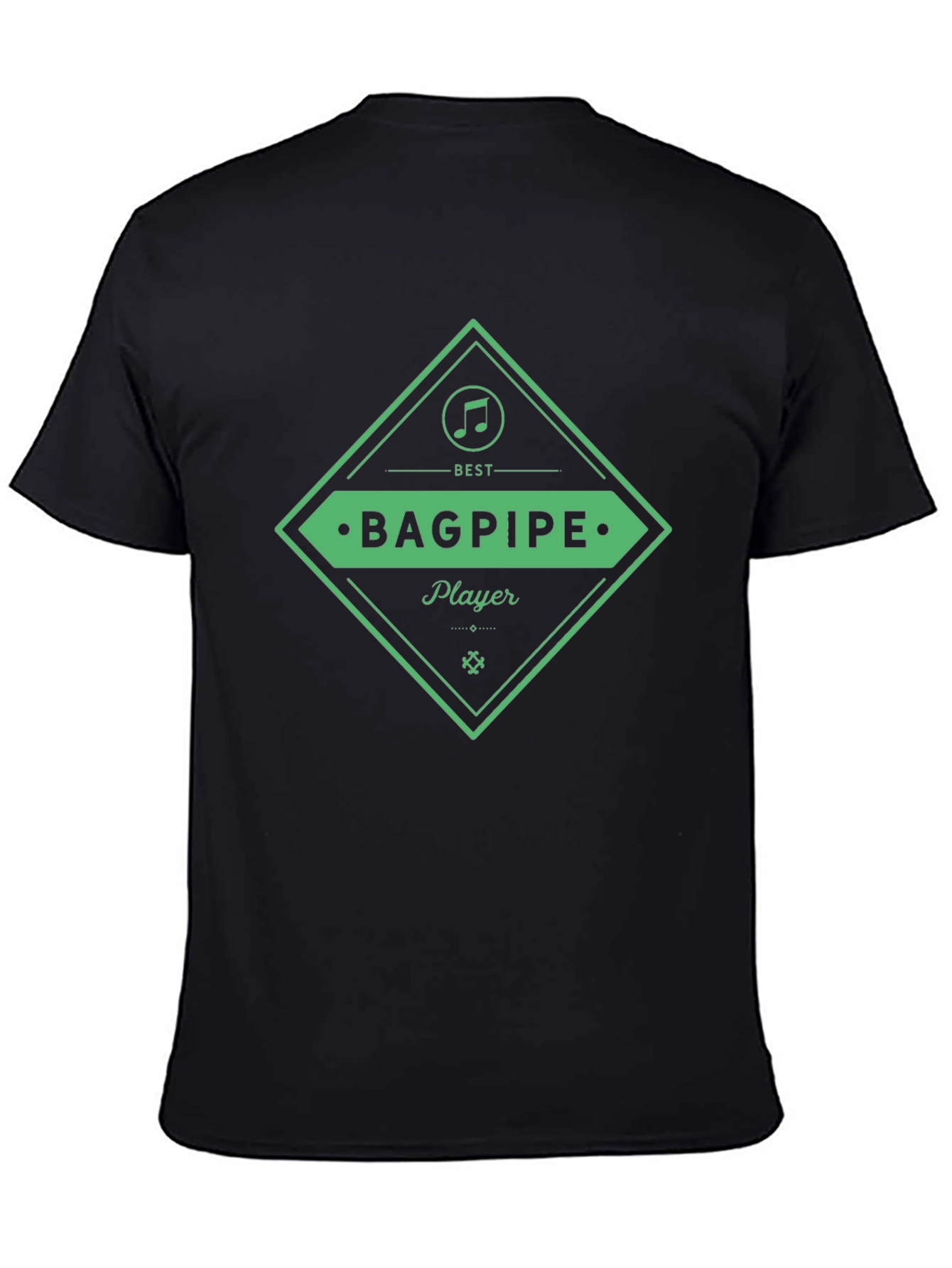 Best Bagpipe Player Black T-Shirt
