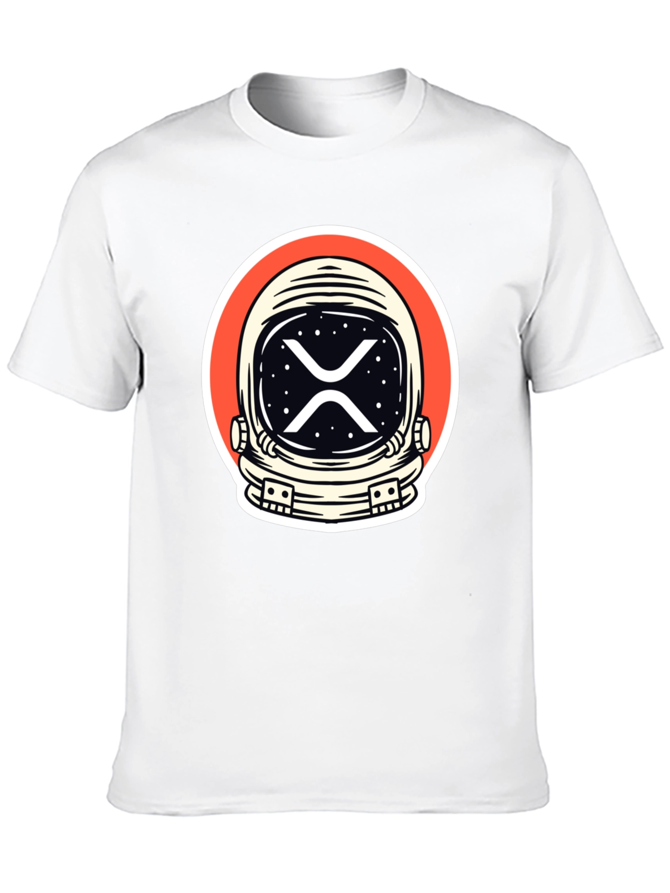 Astronaut XRP Crypto T-Shirt - Black