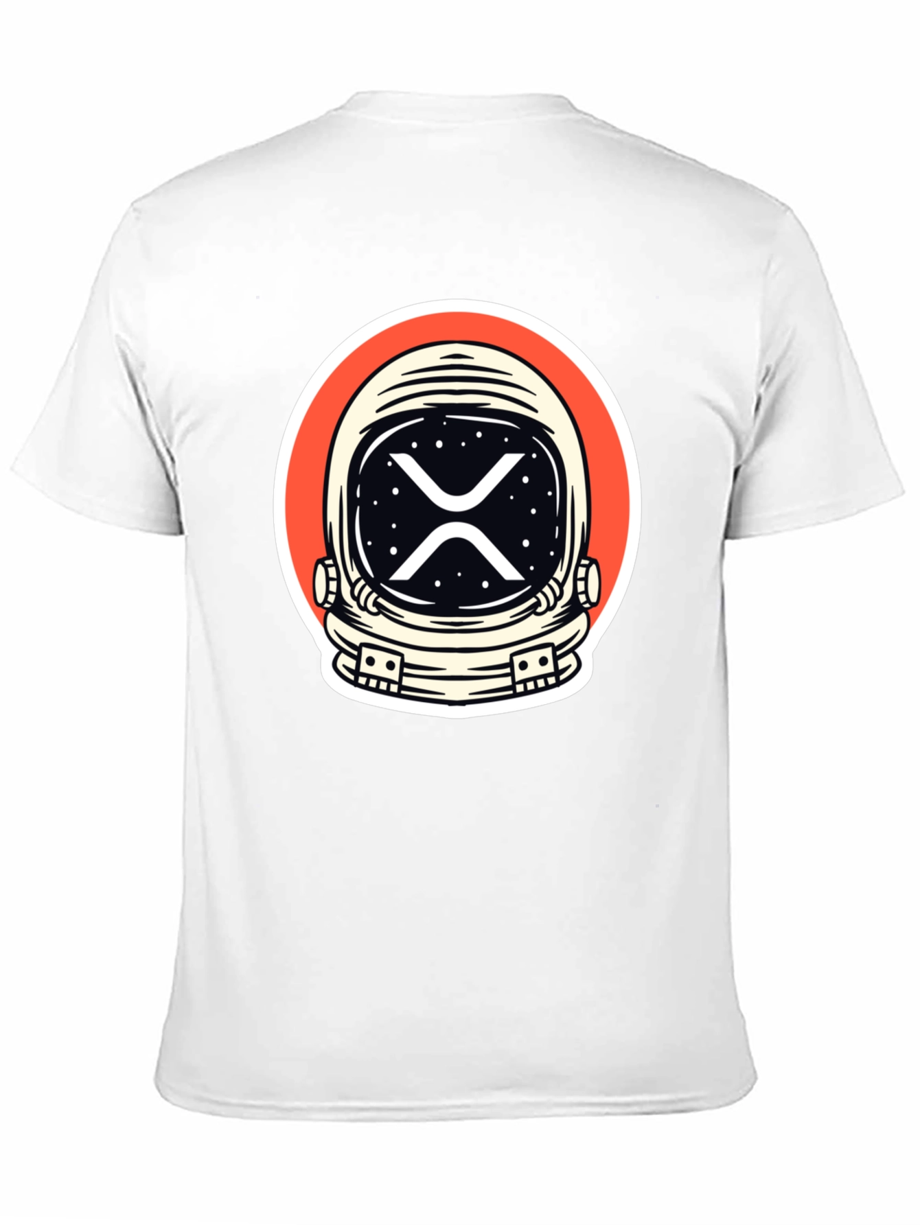 Astronaut XRP Crypto T-Shirt - Black