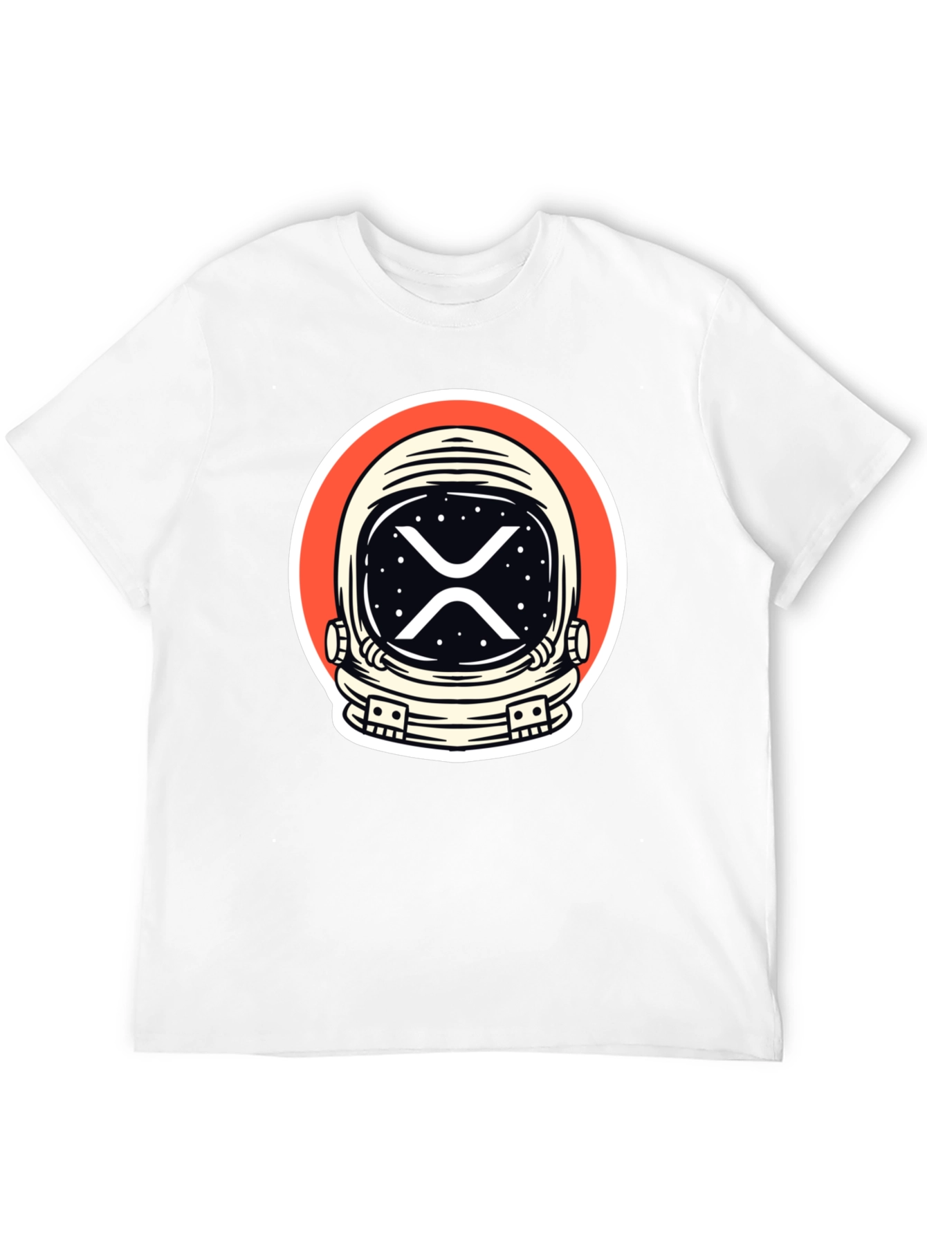 Astronaut XRP Crypto T-Shirt - Black