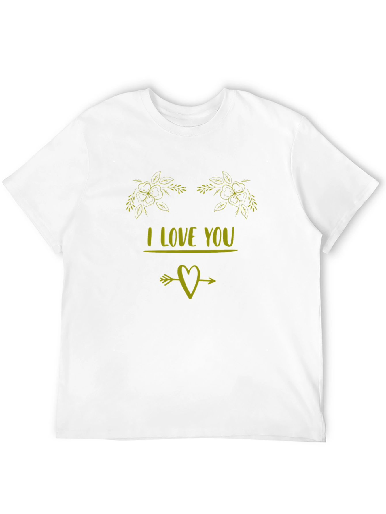 I Love You Graphic Tee - Black