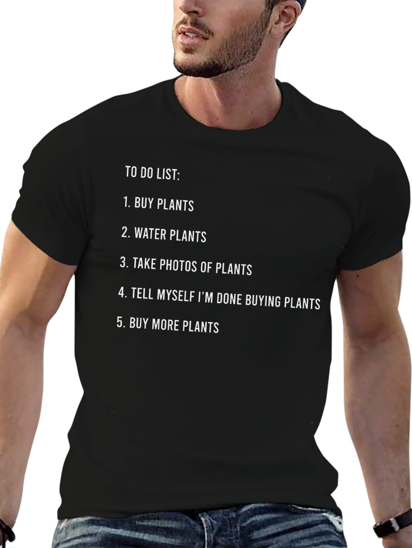 Plant Lover To-Do List Graphic T-Shirt