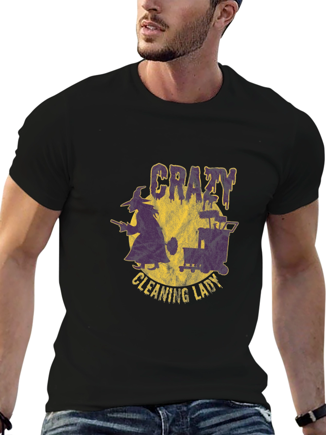 Crazy Cleaning Lady T-Shirt