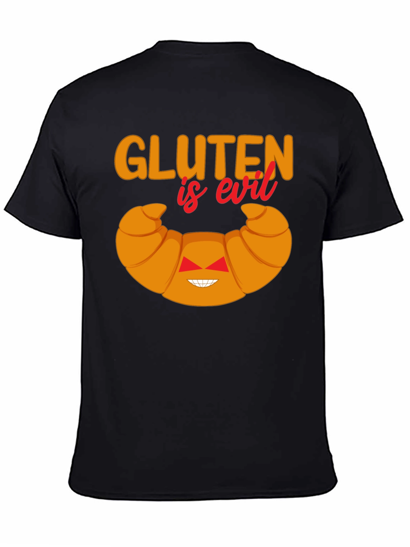 Gluten is Evil Funny T-Shirt