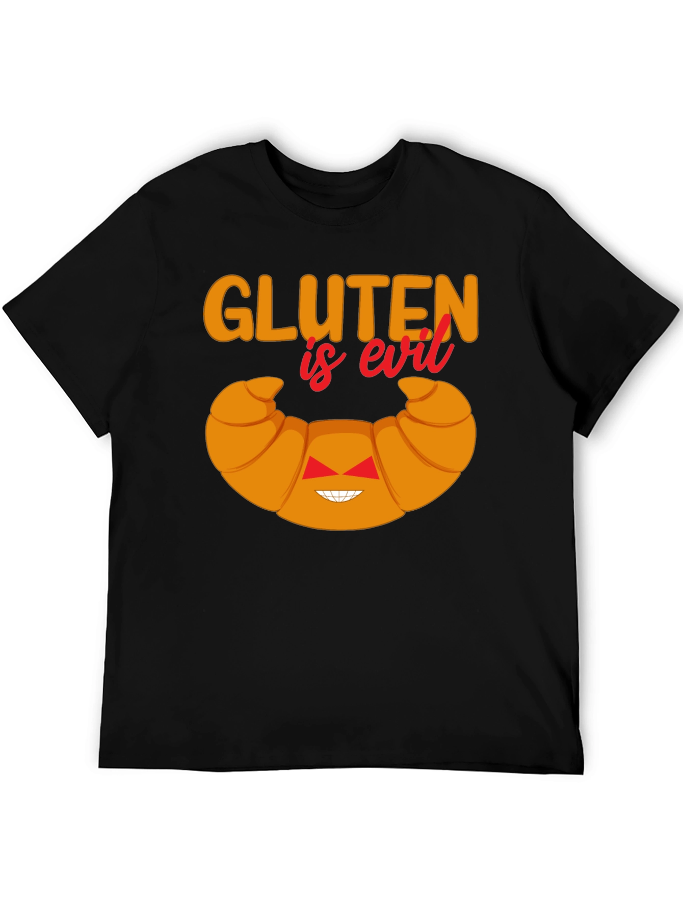 Gluten is Evil Funny T-Shirt