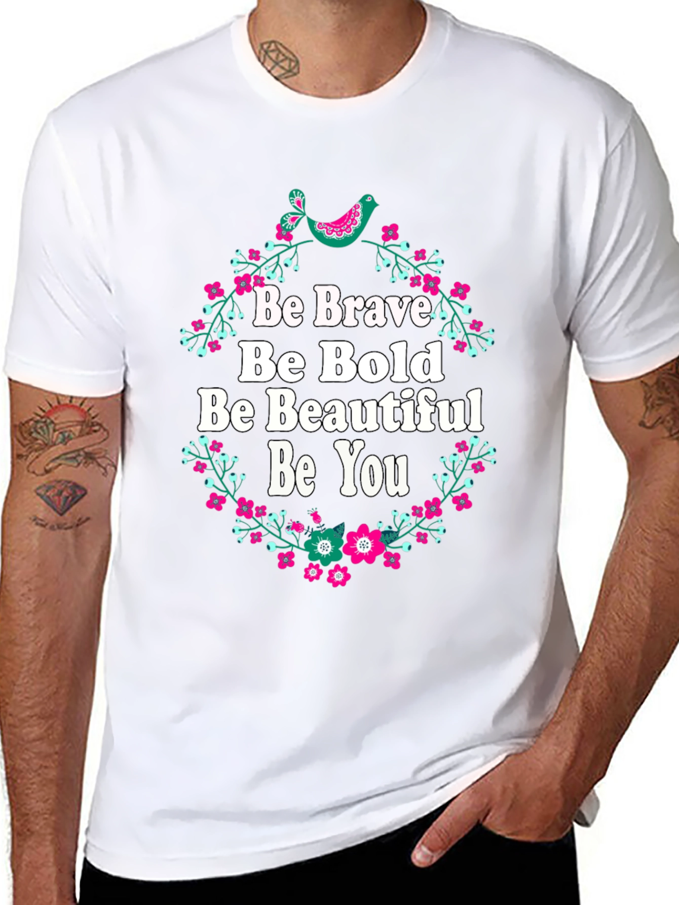 Be Brave Be Bold Graphic Tee